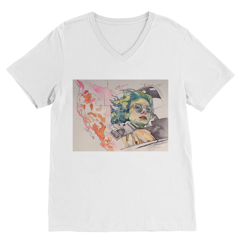 Explore Premium V-Neck T-Shirt