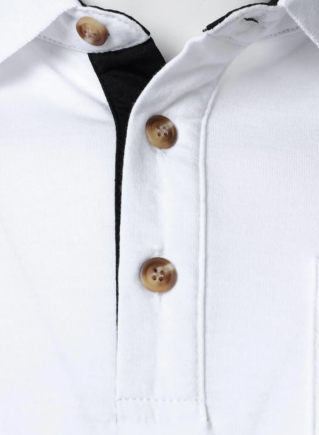 FANARCHER Men's Casual Polo Shirts Classic Long Sleeve Shirt Solid Color Button T-Shirts Cotton Tees Golf Stylish Tops