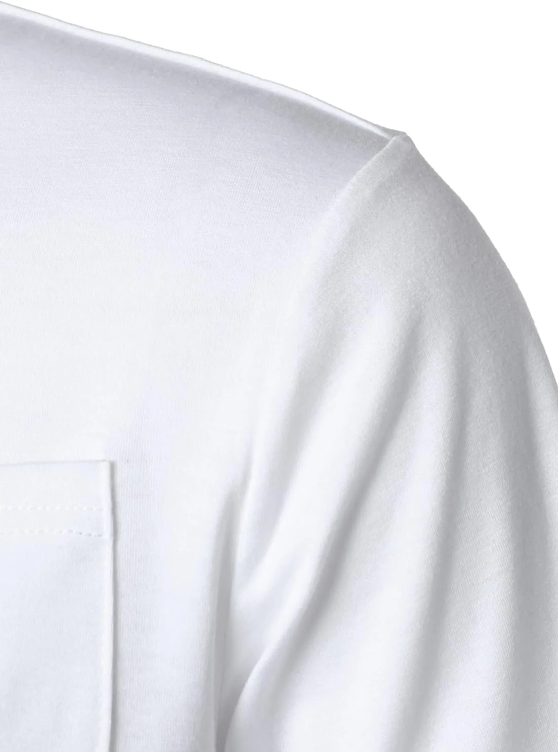 FANARCHER Men's Casual Polo Shirts Classic Long Sleeve Shirt Solid Color Button T-Shirts Cotton Tees Golf Stylish Tops