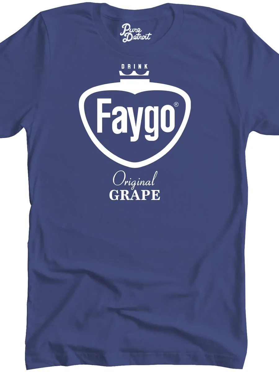 Faygo Retro Logo Premium Unisex T-shirt - Original Grape