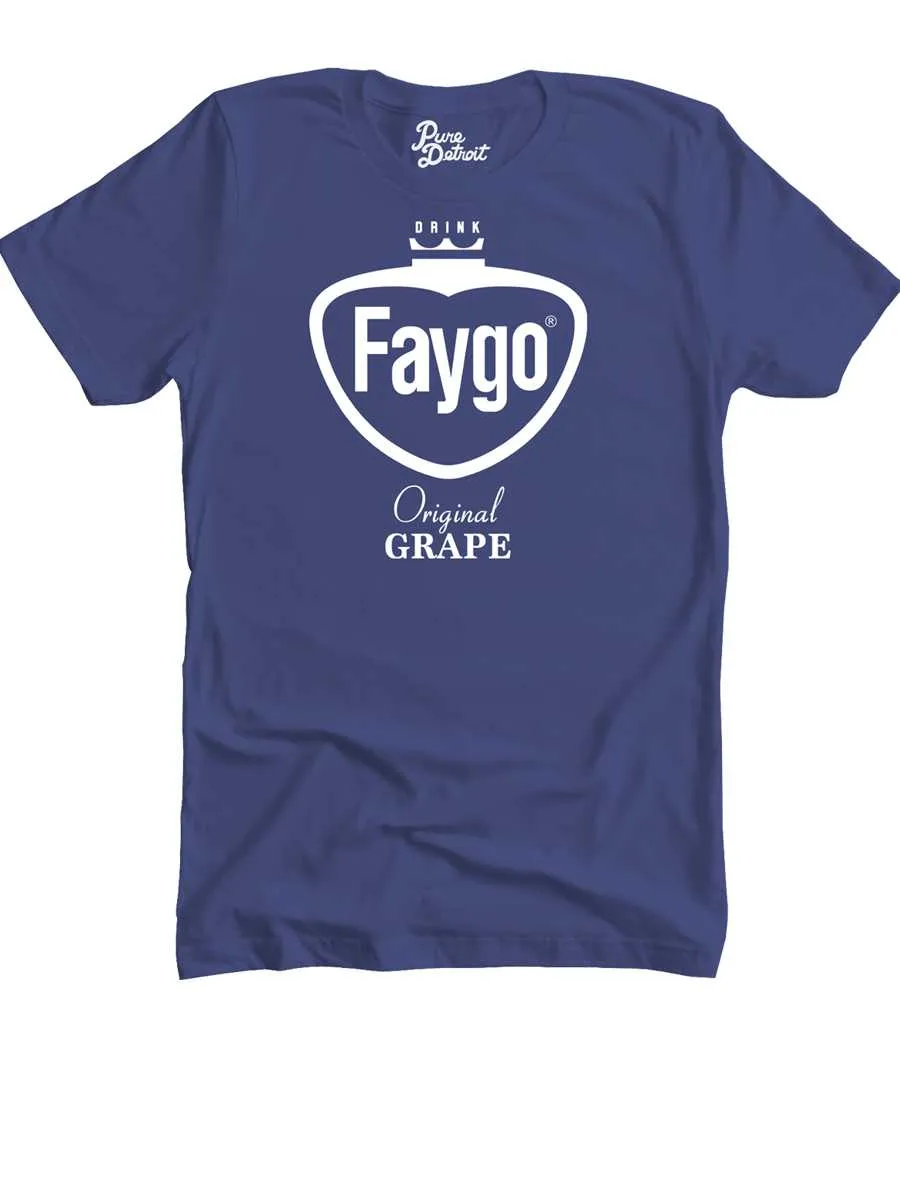 Faygo Retro Logo Premium Unisex T-shirt - Original Grape