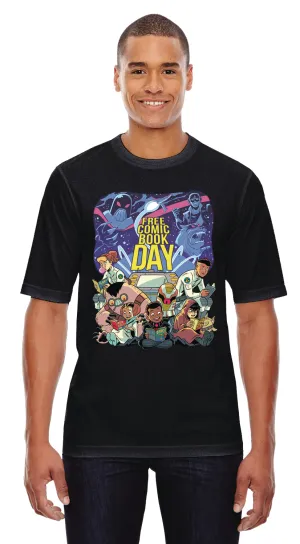 FCBD 2019 Commemorative Artist Charm Black T-Shirt XXL