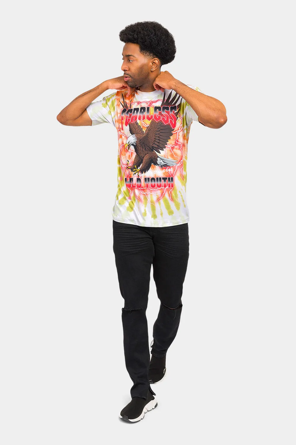 Fearless Wild Youth Tie Dye T-Shirt