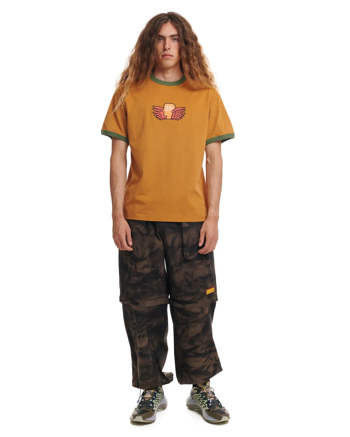 Flyers Ringer T-Shirt - Light Brown
