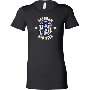 Freedom And Beer Women's T-Shirt