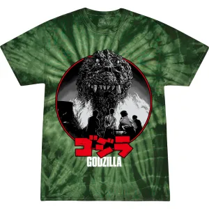GODZILLA: TV TOWER - TIE-DYE T-SHIRT (TIE DYE)