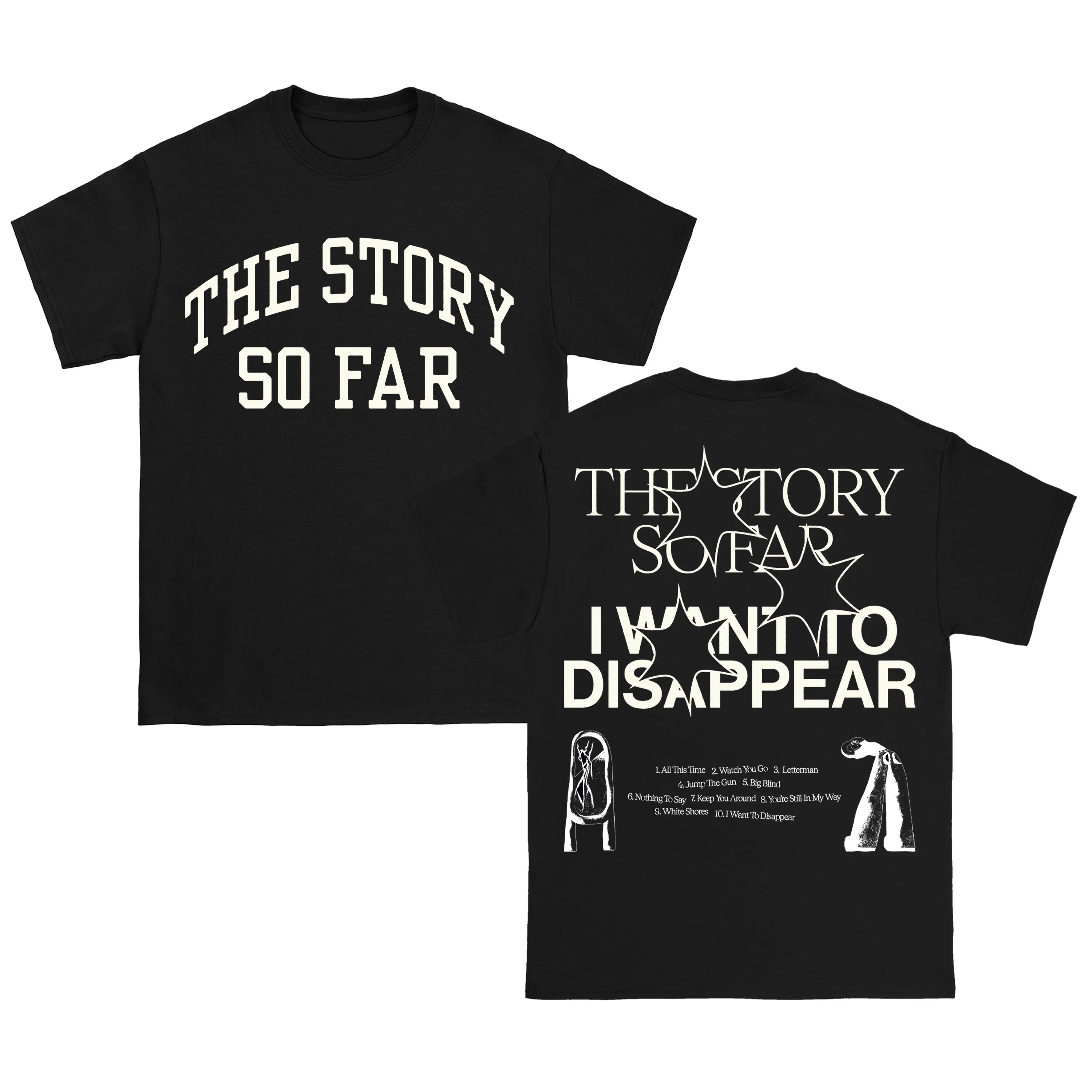 I Want To Disappear (Tracklist) Black - Tee