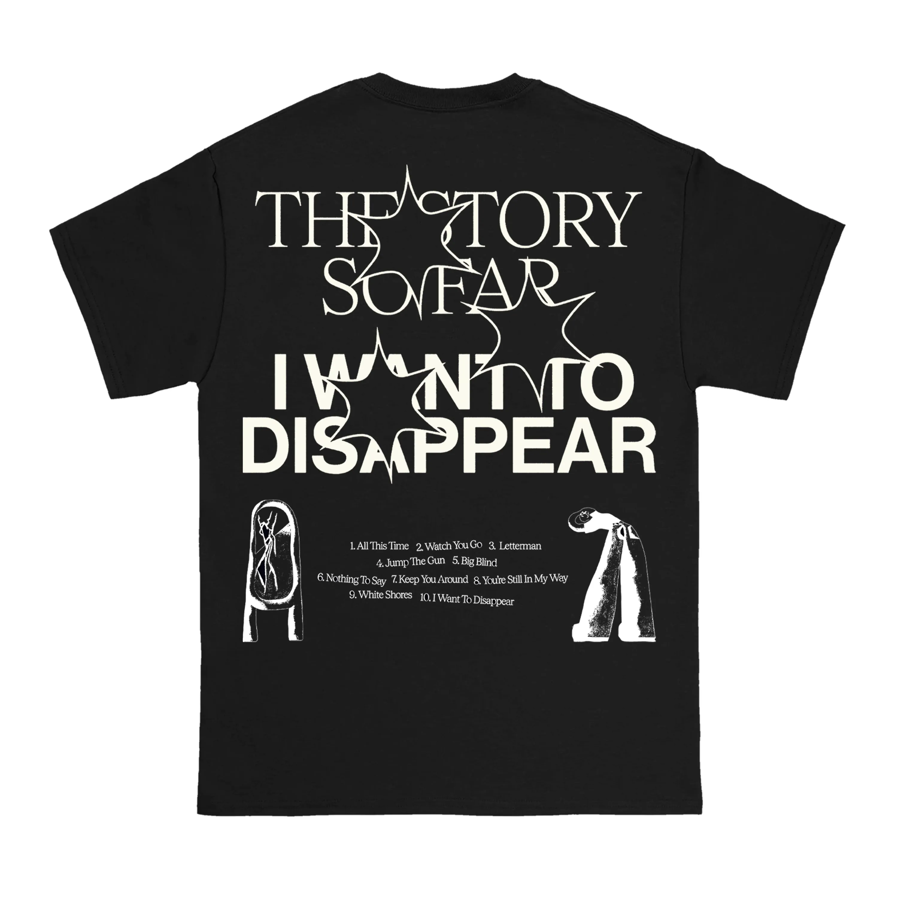 I Want To Disappear (Tracklist) Black - Tee