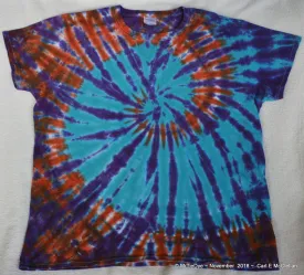 Ladie's XL Tie-Dye Spiral Tee