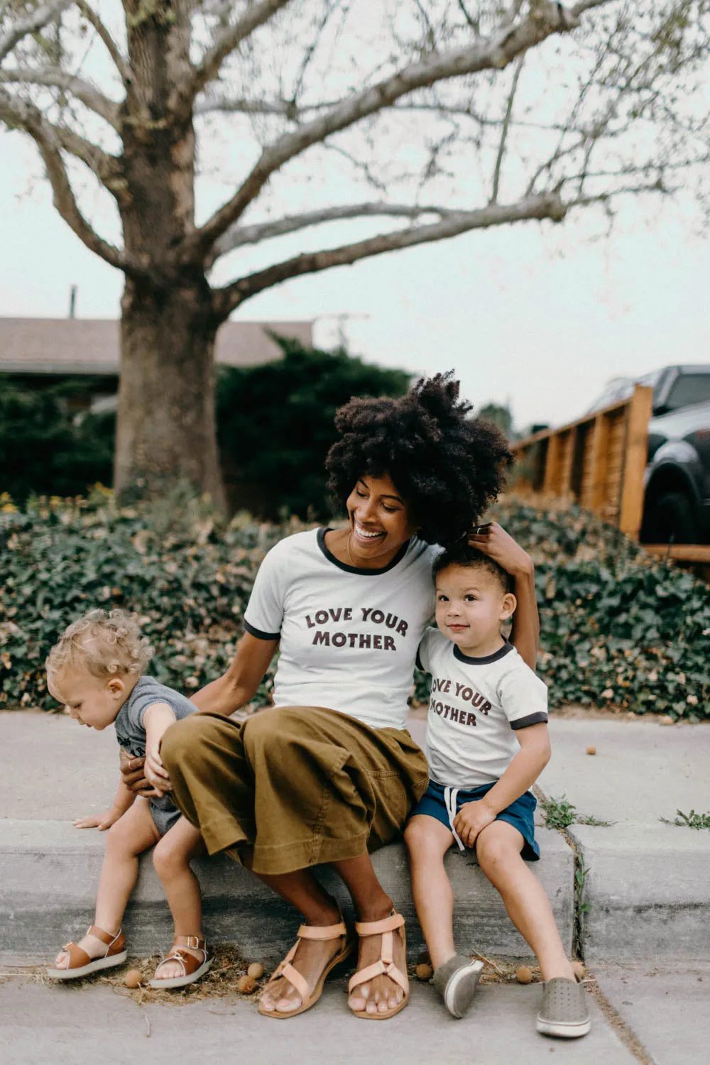 Love Your Mother Ringer Tee for Women