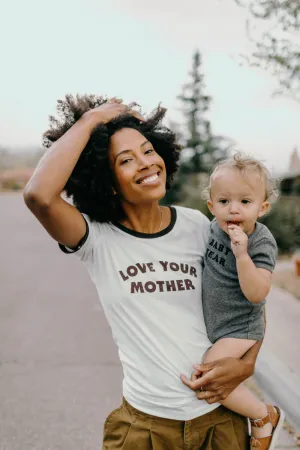 Love Your Mother Ringer Tee for Women