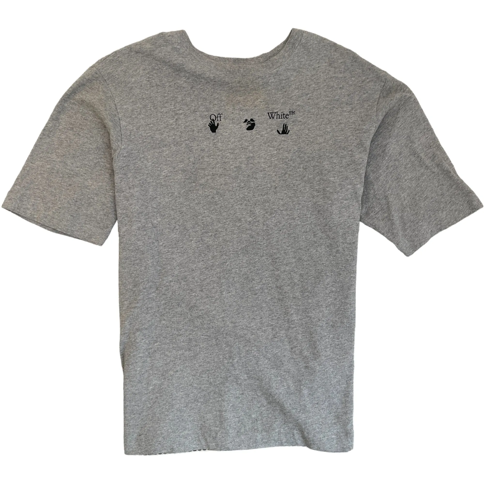 Men's Arrow Logo T-Shirt Grey Size M