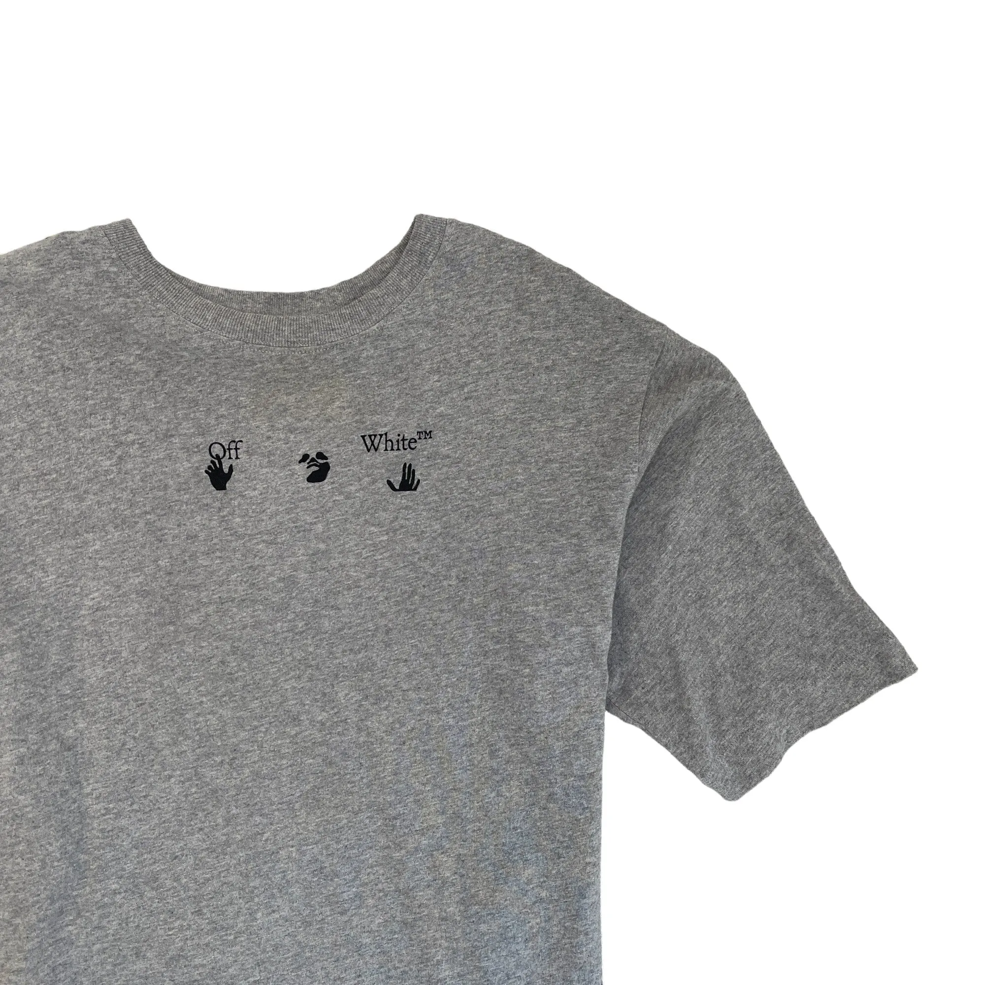 Men's Arrow Logo T-Shirt Grey Size M