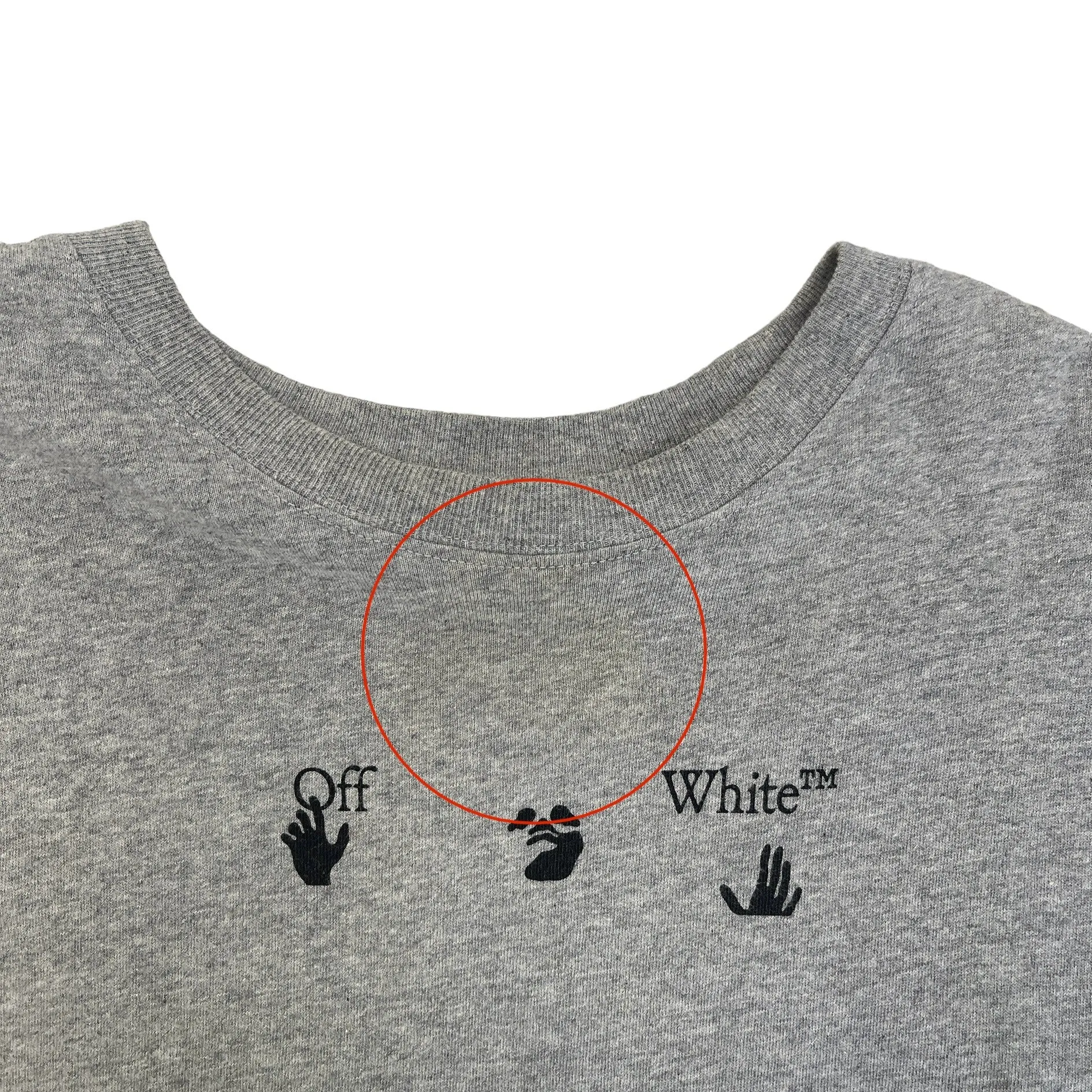 Men's Arrow Logo T-Shirt Grey Size M