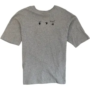 Men's Arrow Logo T-Shirt Grey Size M