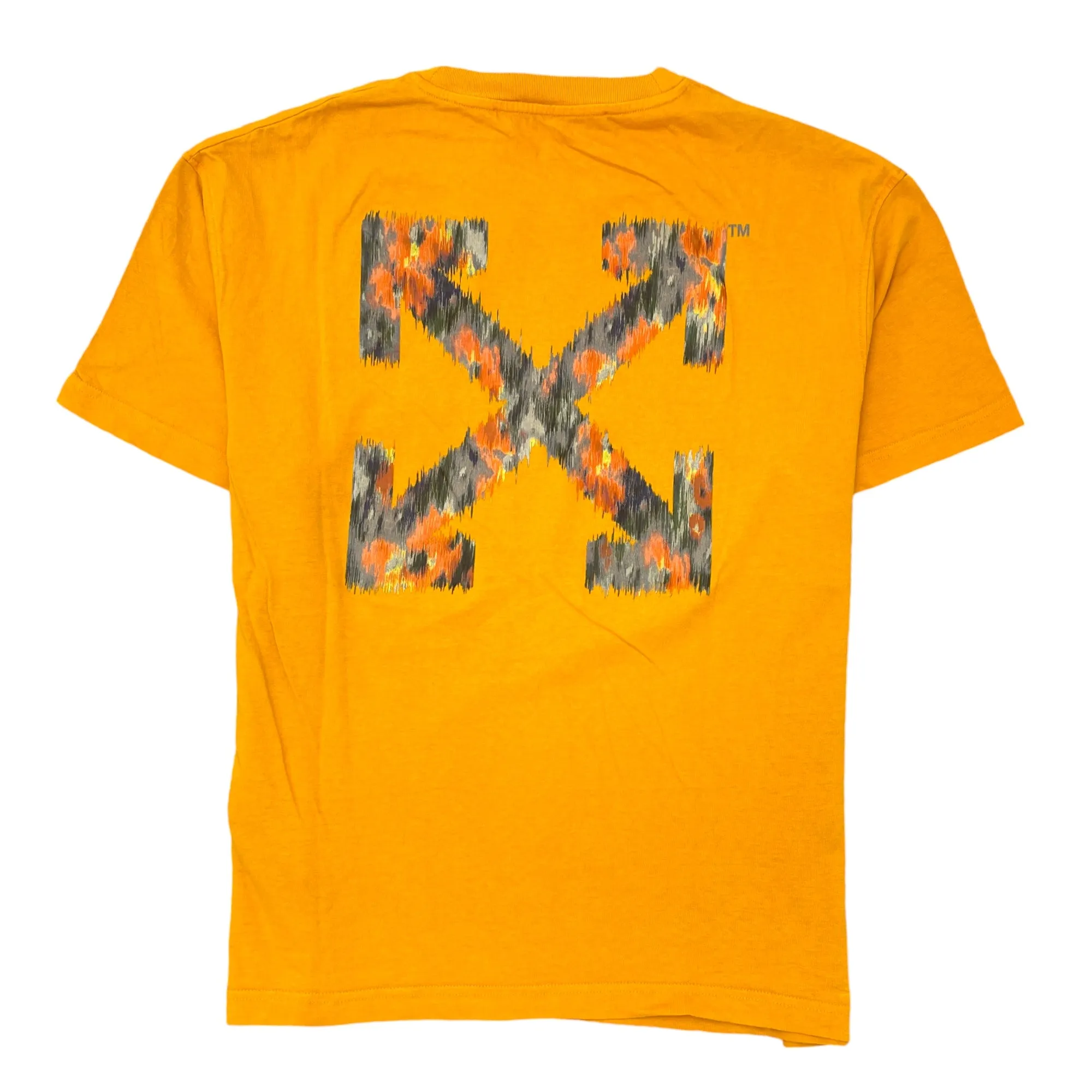 Men's Arrow Logo T-Shirt Orange Size L
