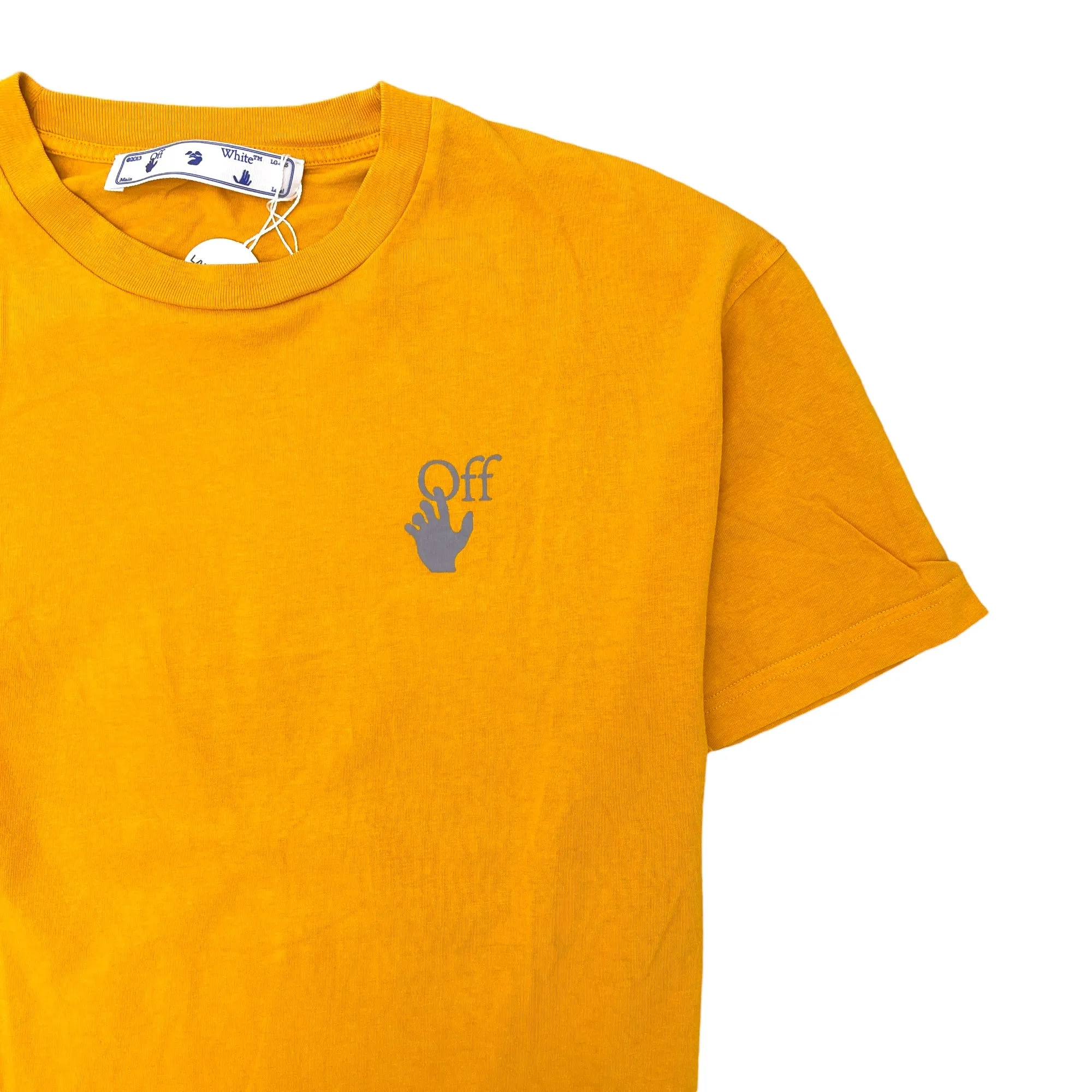 Men's Arrow Logo T-Shirt Orange Size L