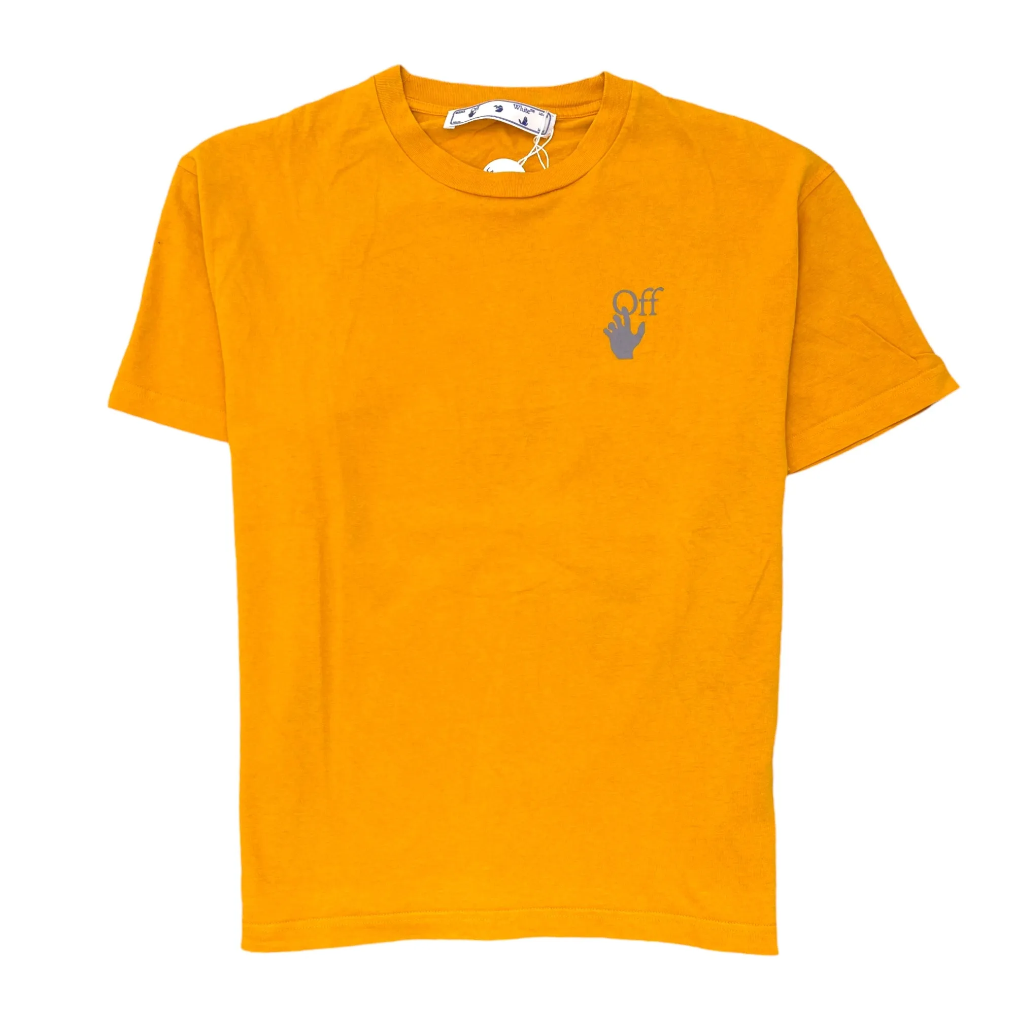 Men's Arrow Logo T-Shirt Orange Size L