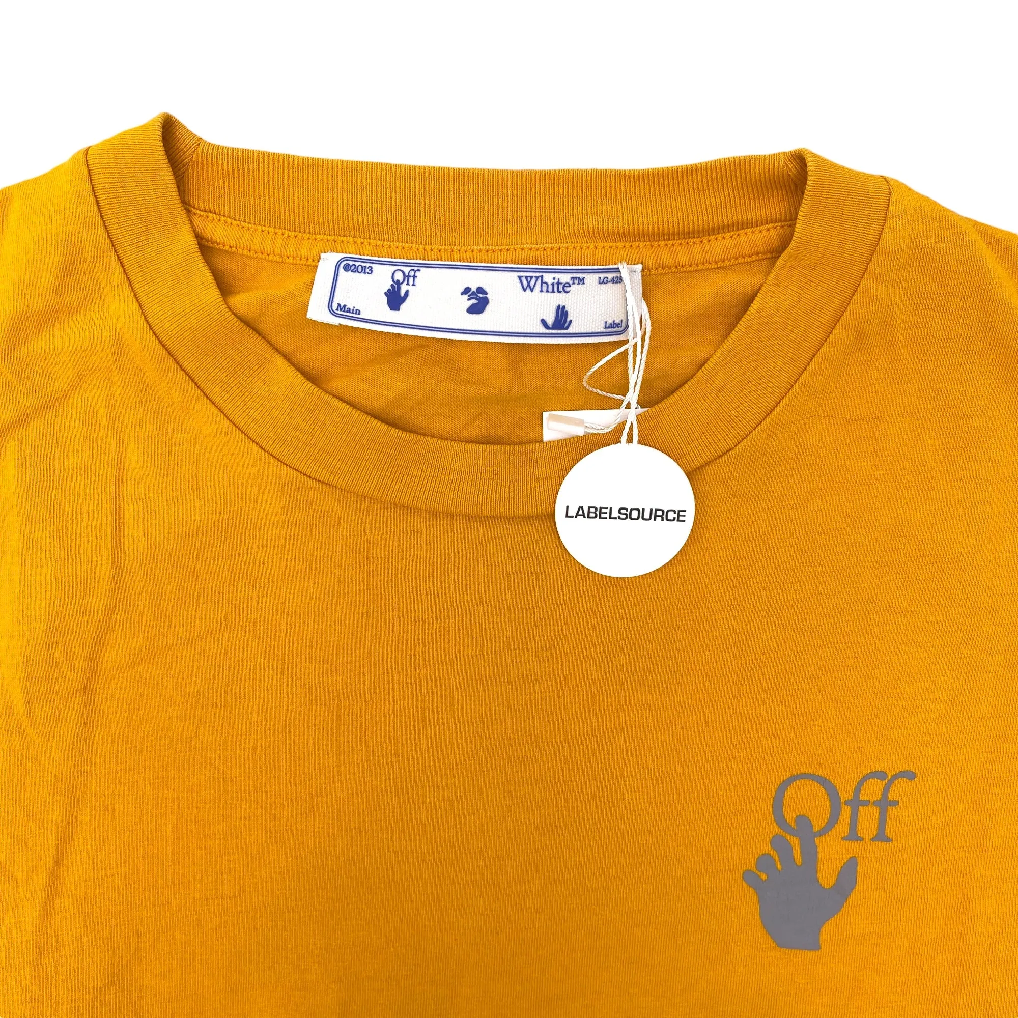 Men's Arrow Logo T-Shirt Orange Size L