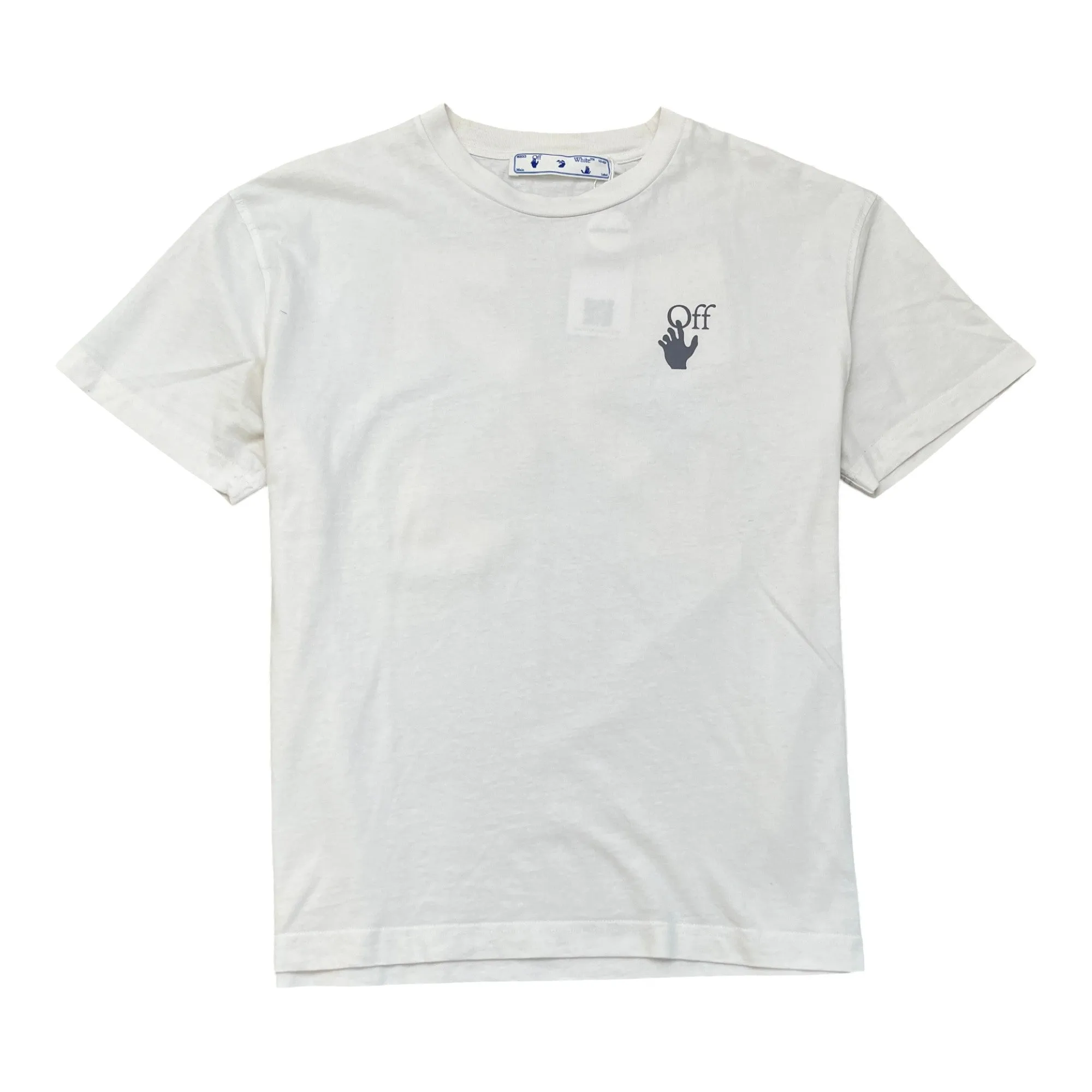 Men's Arrow Logo T-Shirt White Size L