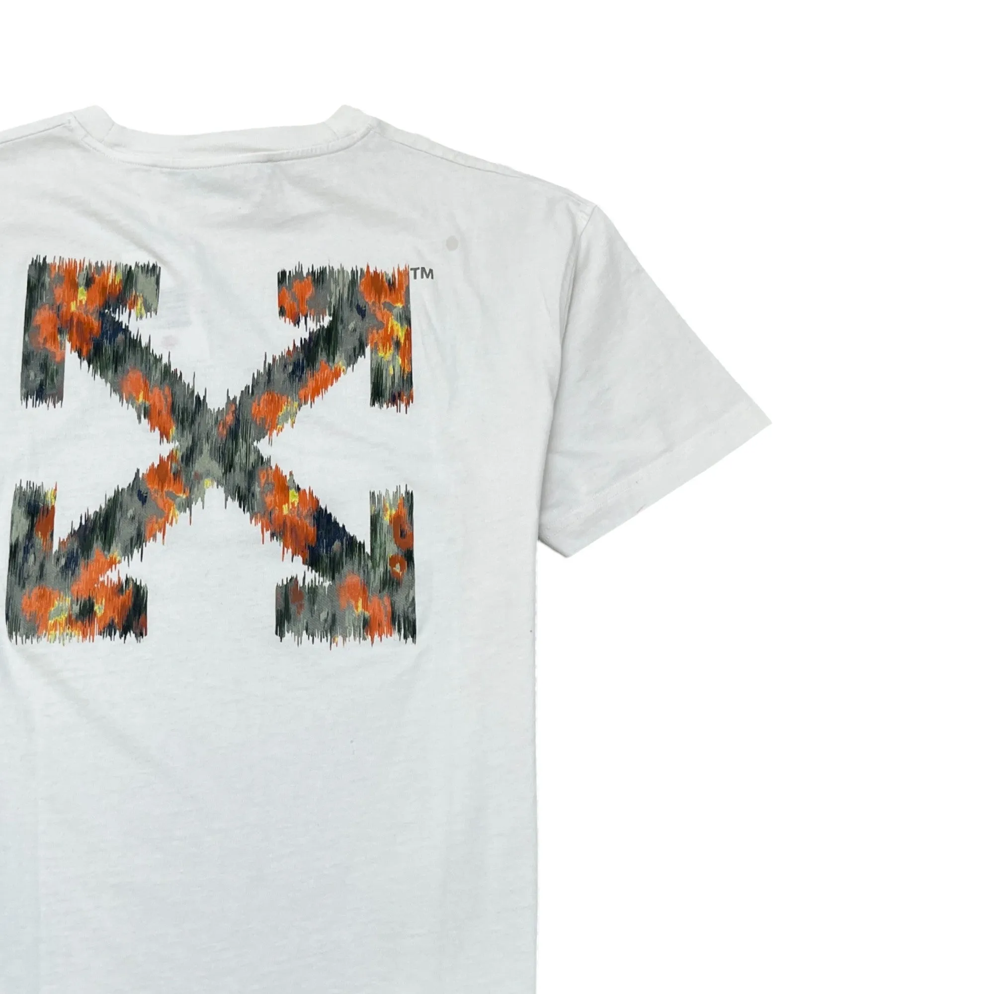 Men's Arrow Logo T-Shirt White Size L