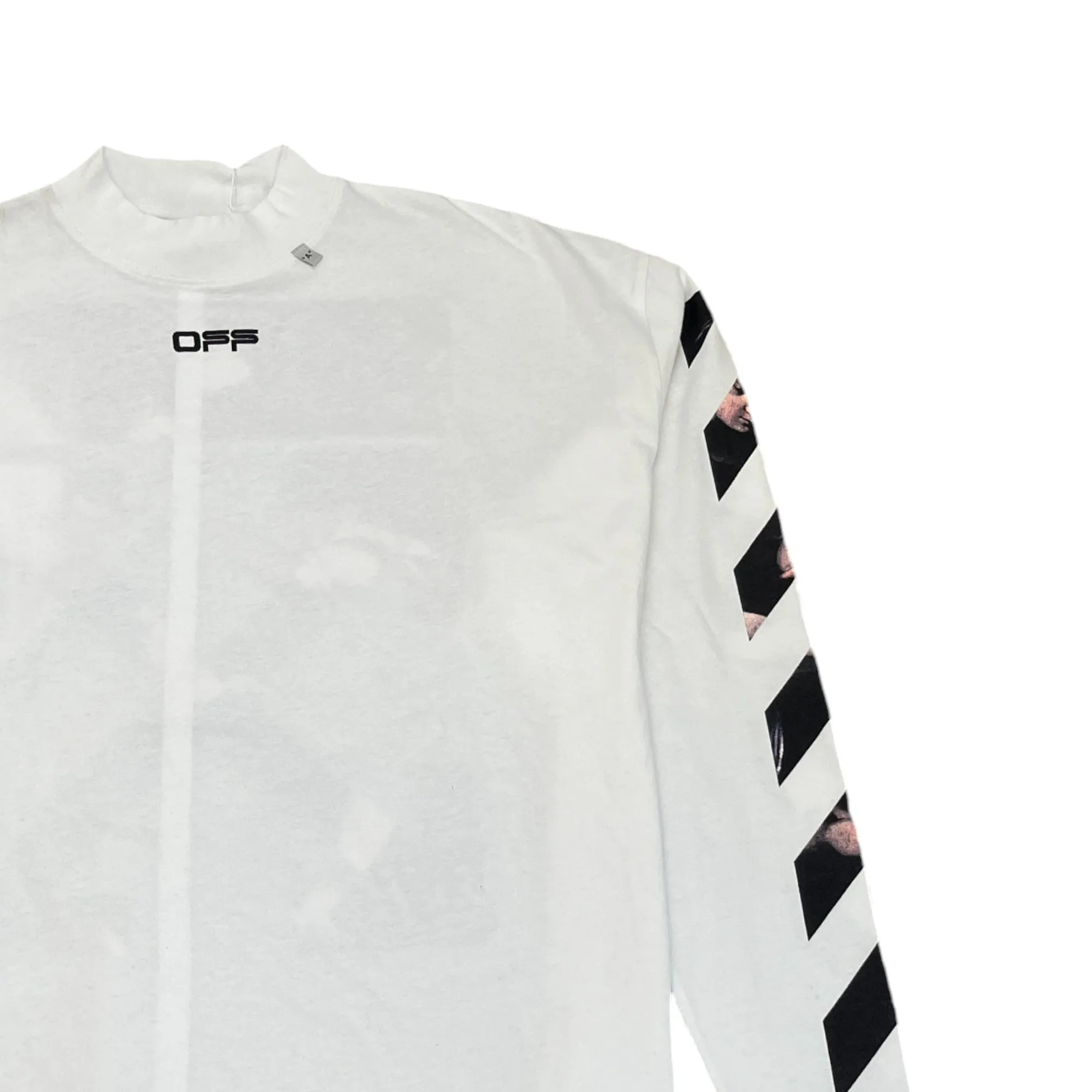 Men's Arrows Long Sleeve T-Shirt White Size M