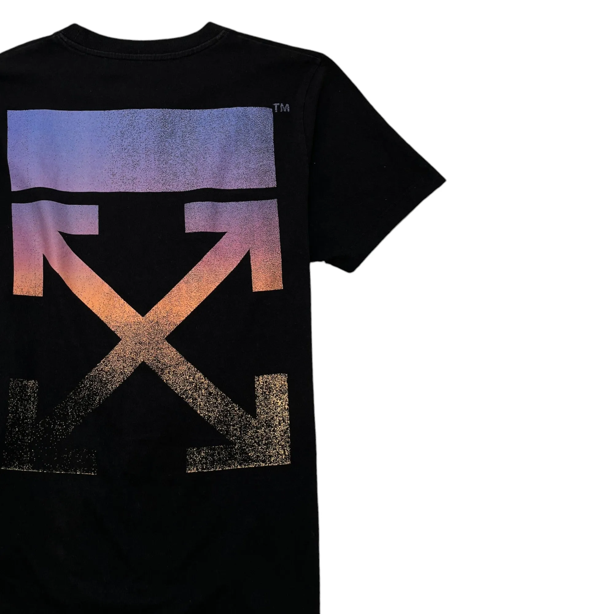 Men's Degradé Arrows Logo T-Shirt Black Size L