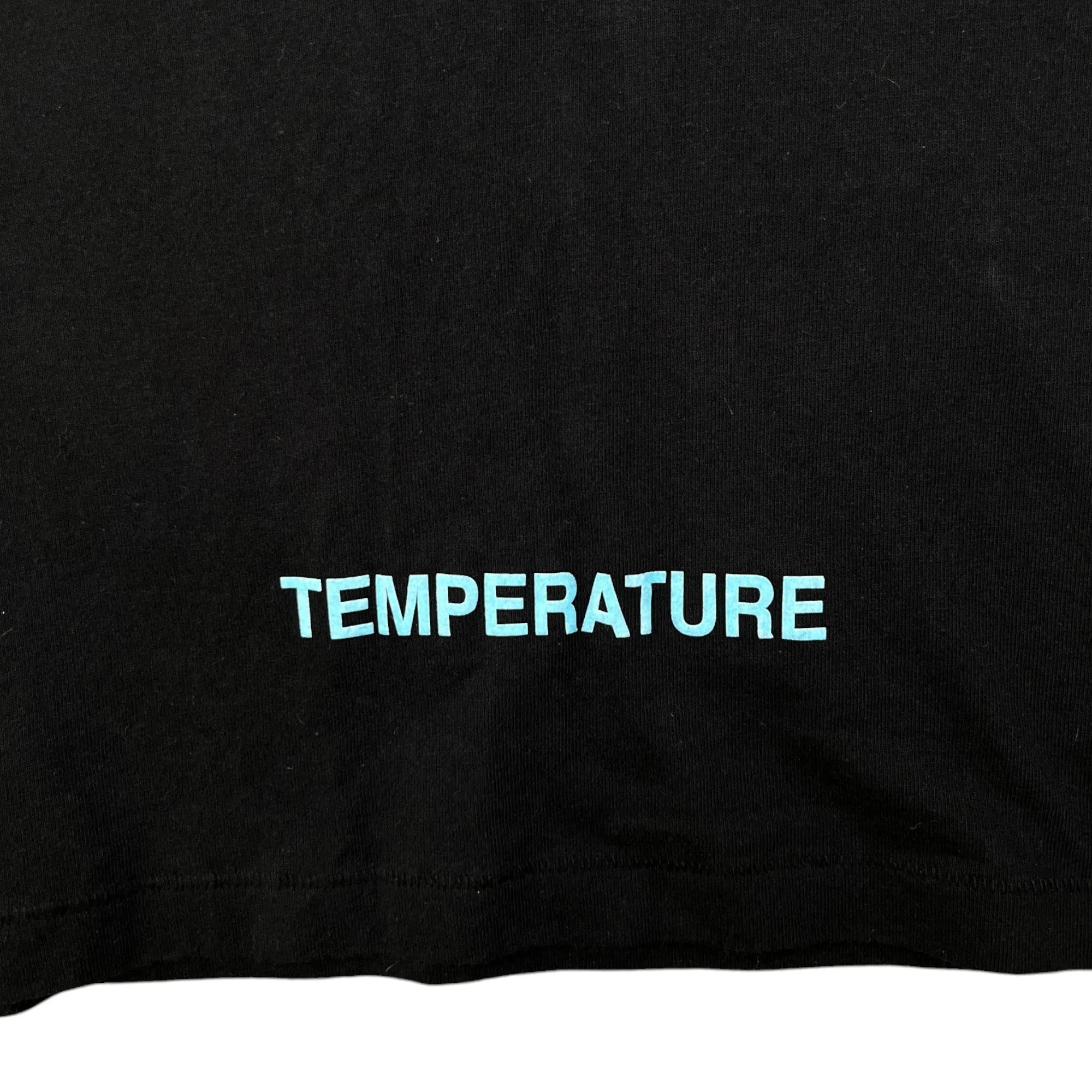 Men's Diagonal Logo T-Shirt Black Size L