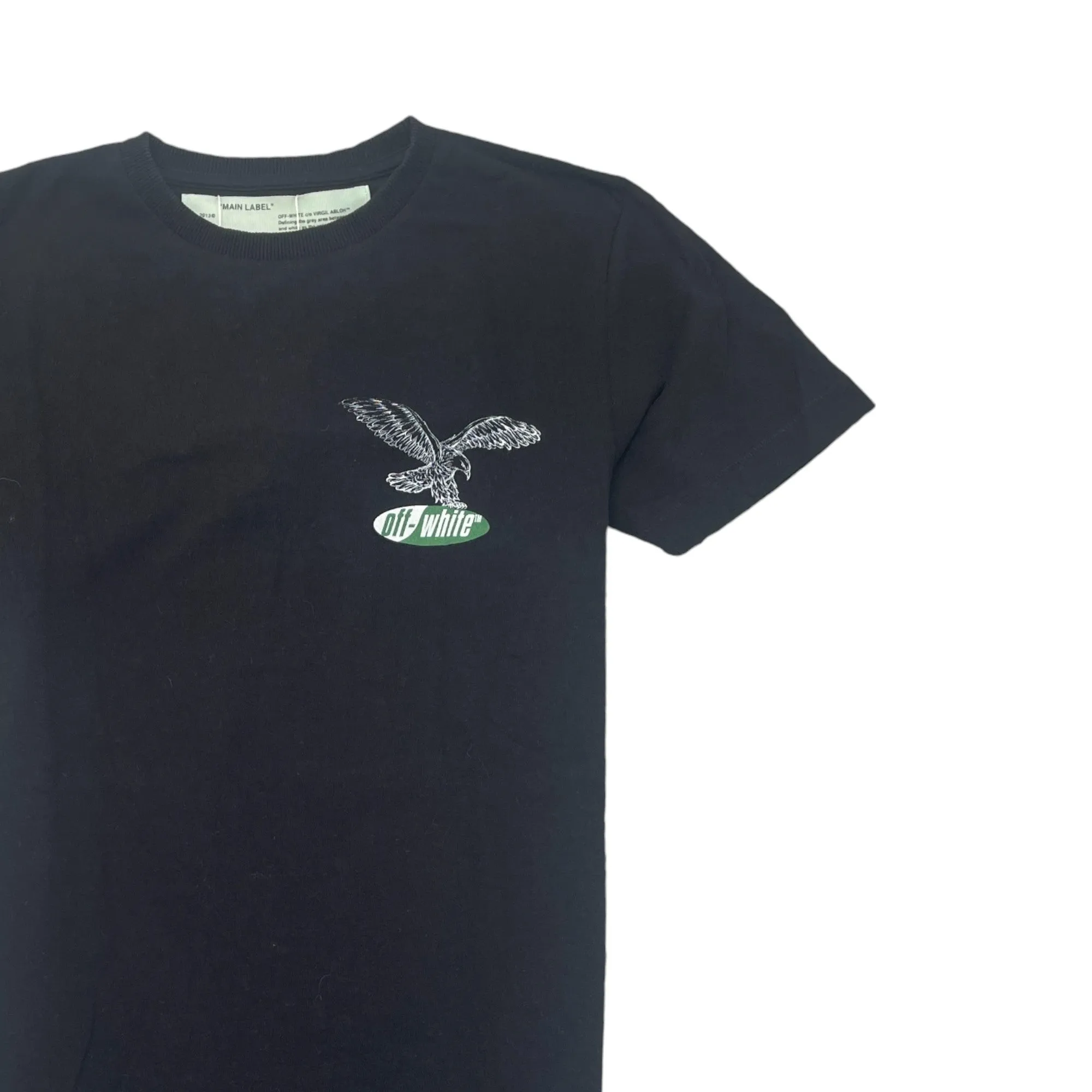 Men's Eagle Logo T-Shirt Black Size XS
