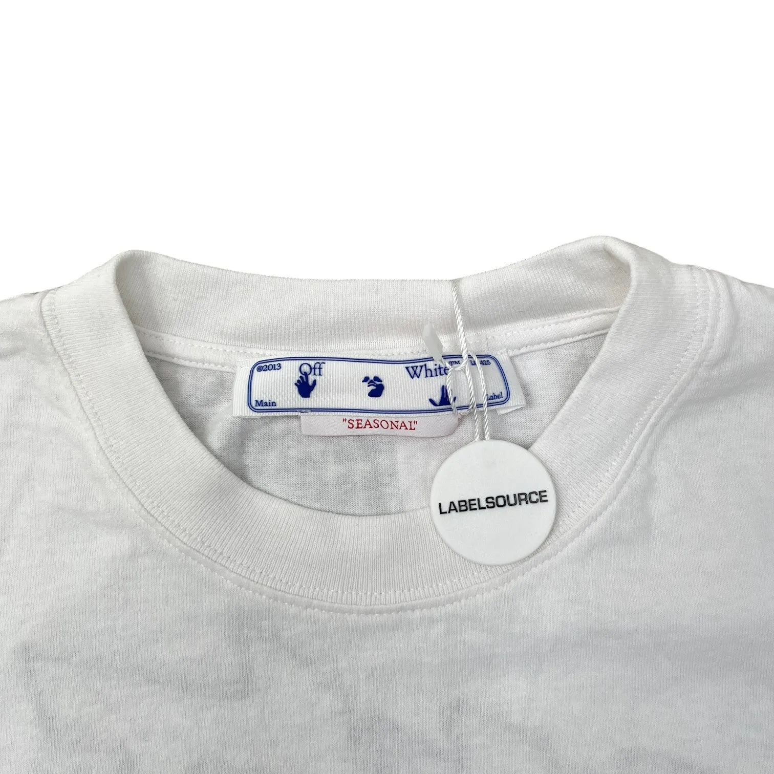 Men's Graffiti Logo T-Shirt White Size M