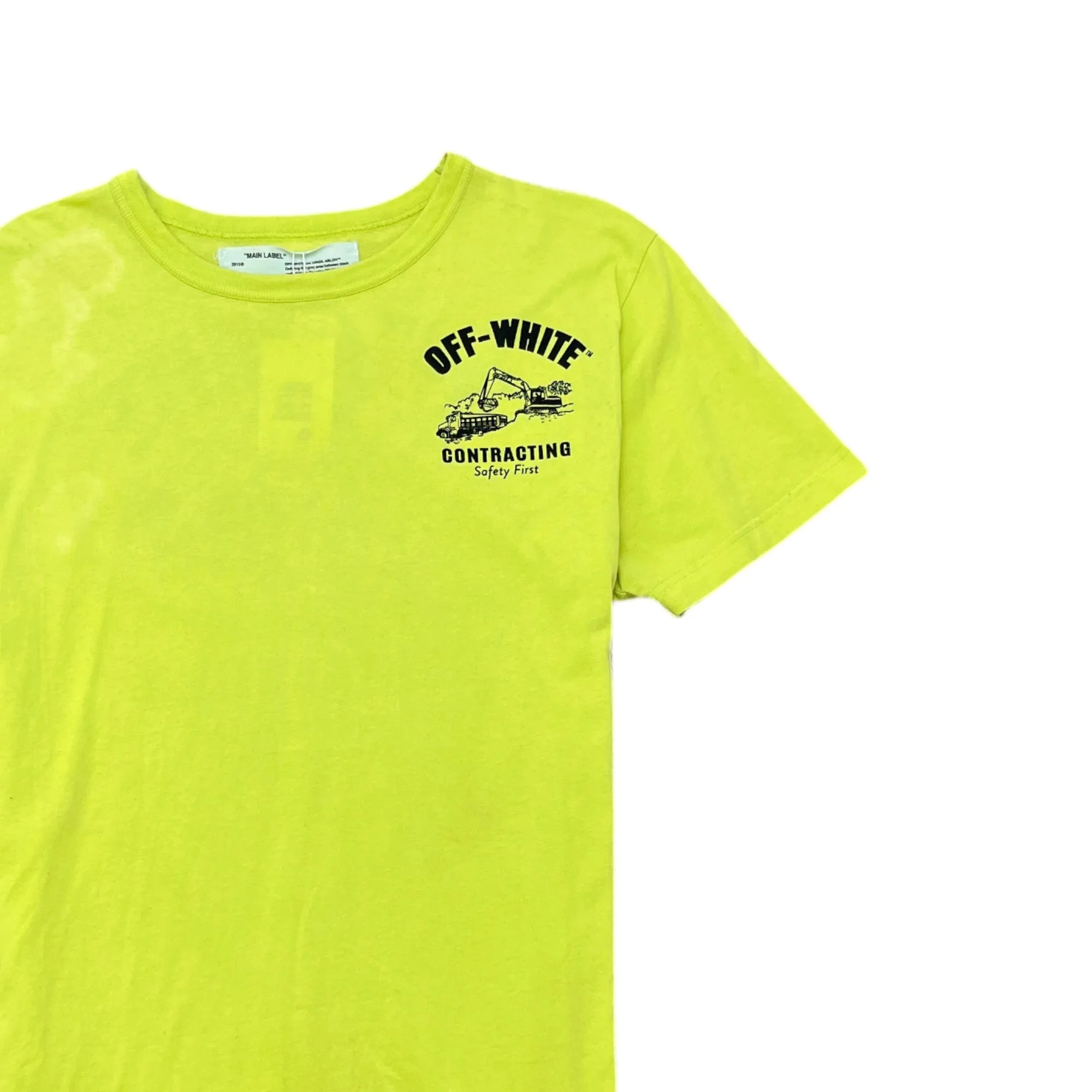 Men's Logo T-Shirt Green Size XXL
