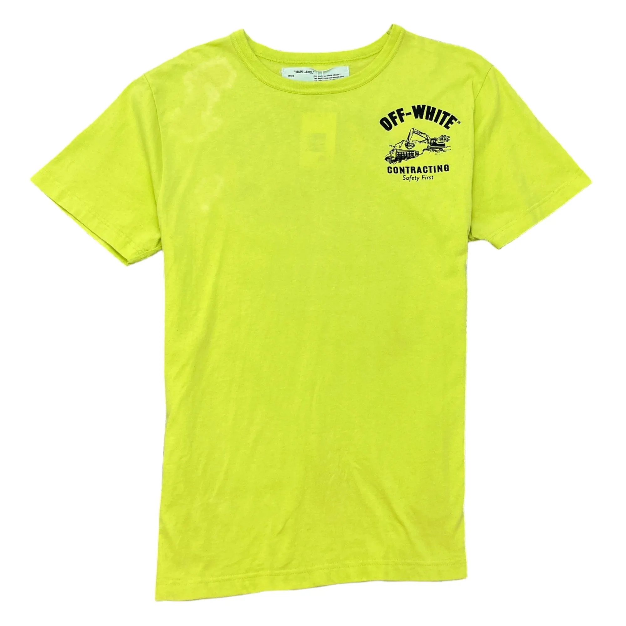 Men's Logo T-Shirt Green Size XXL