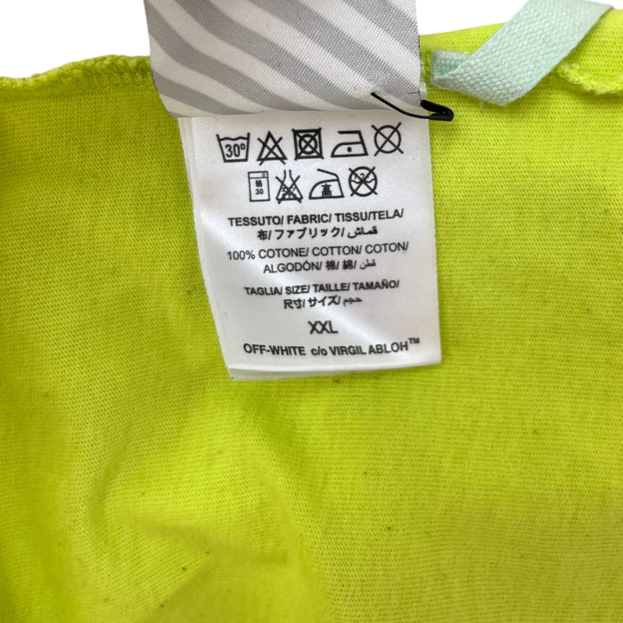Men's Logo T-Shirt Green Size XXL