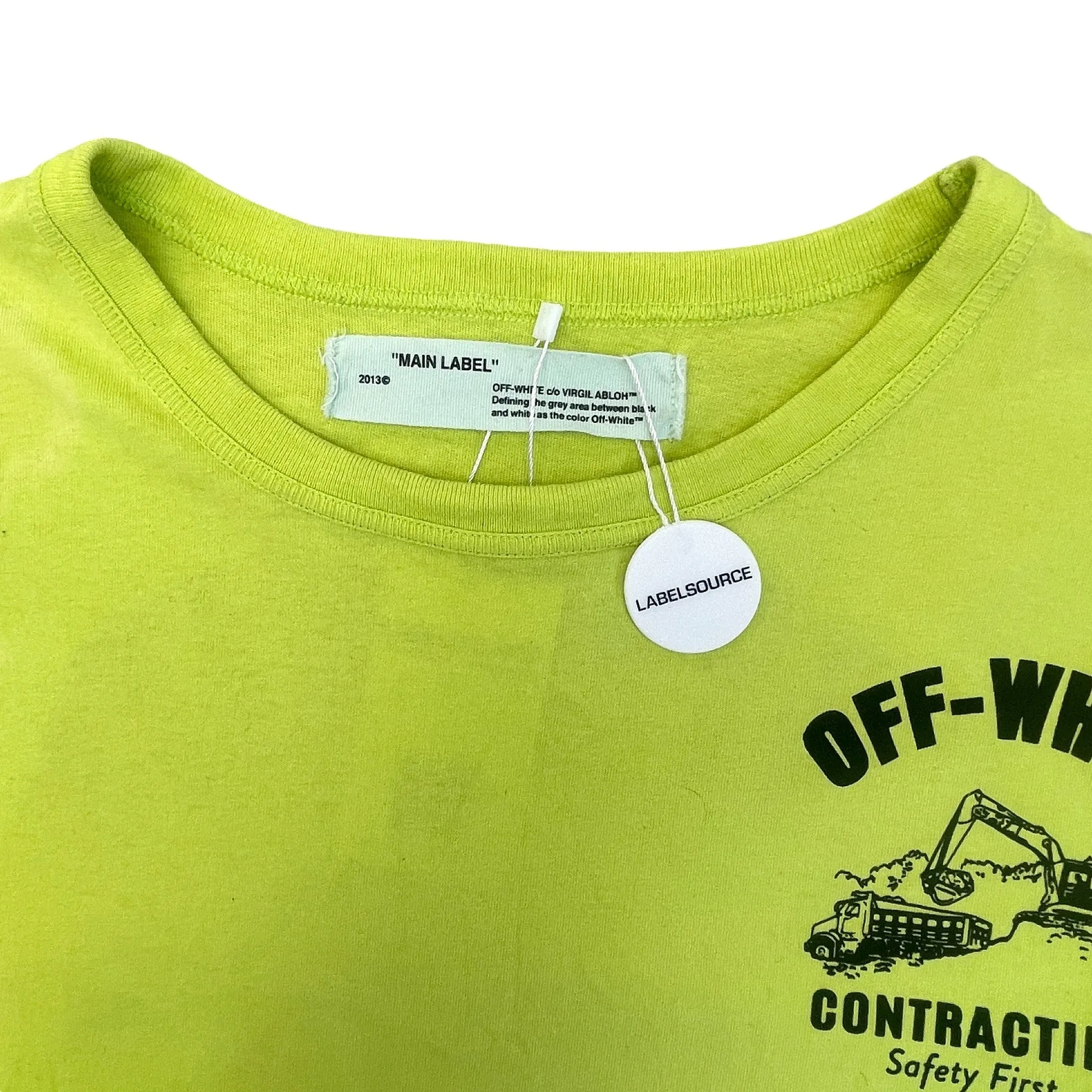 Men's Logo T-Shirt Green Size XXL