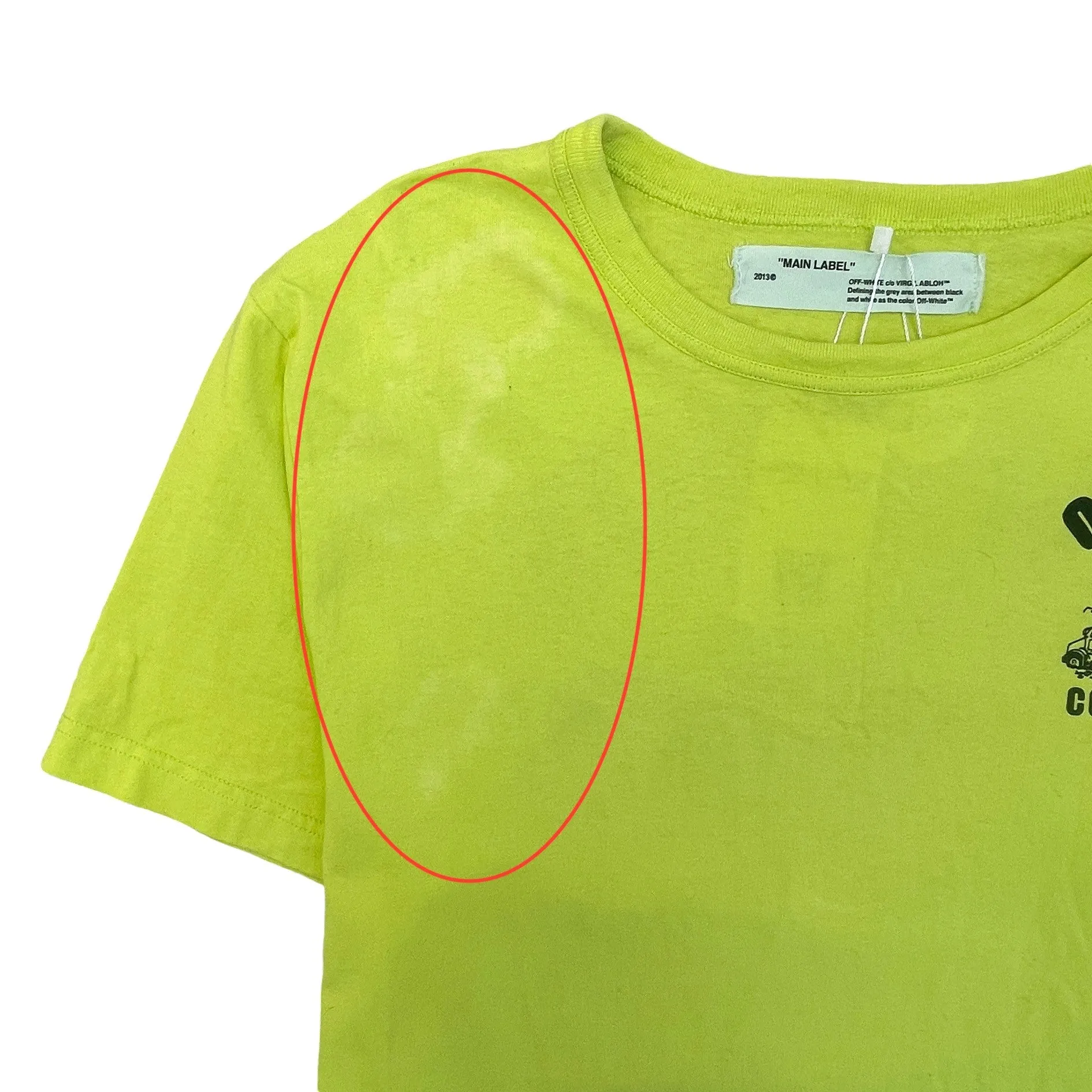 Men's Logo T-Shirt Green Size XXL