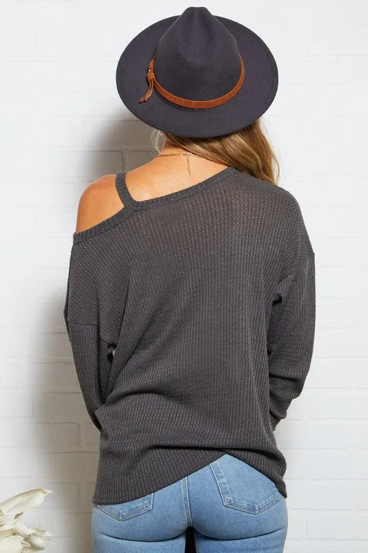 Off-Shoulder Strap Top