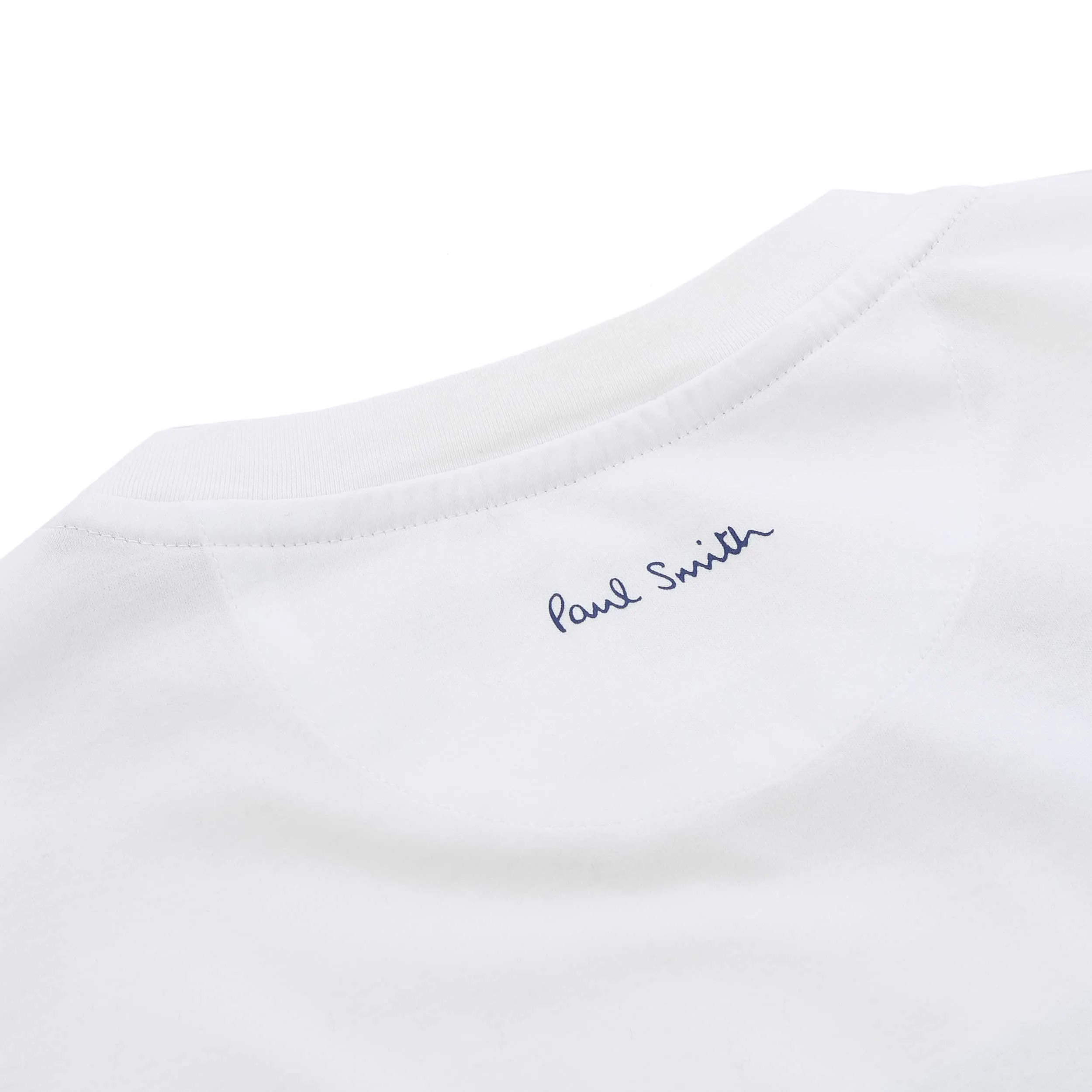 Paul Smith Floral Print T Shirt in Off White