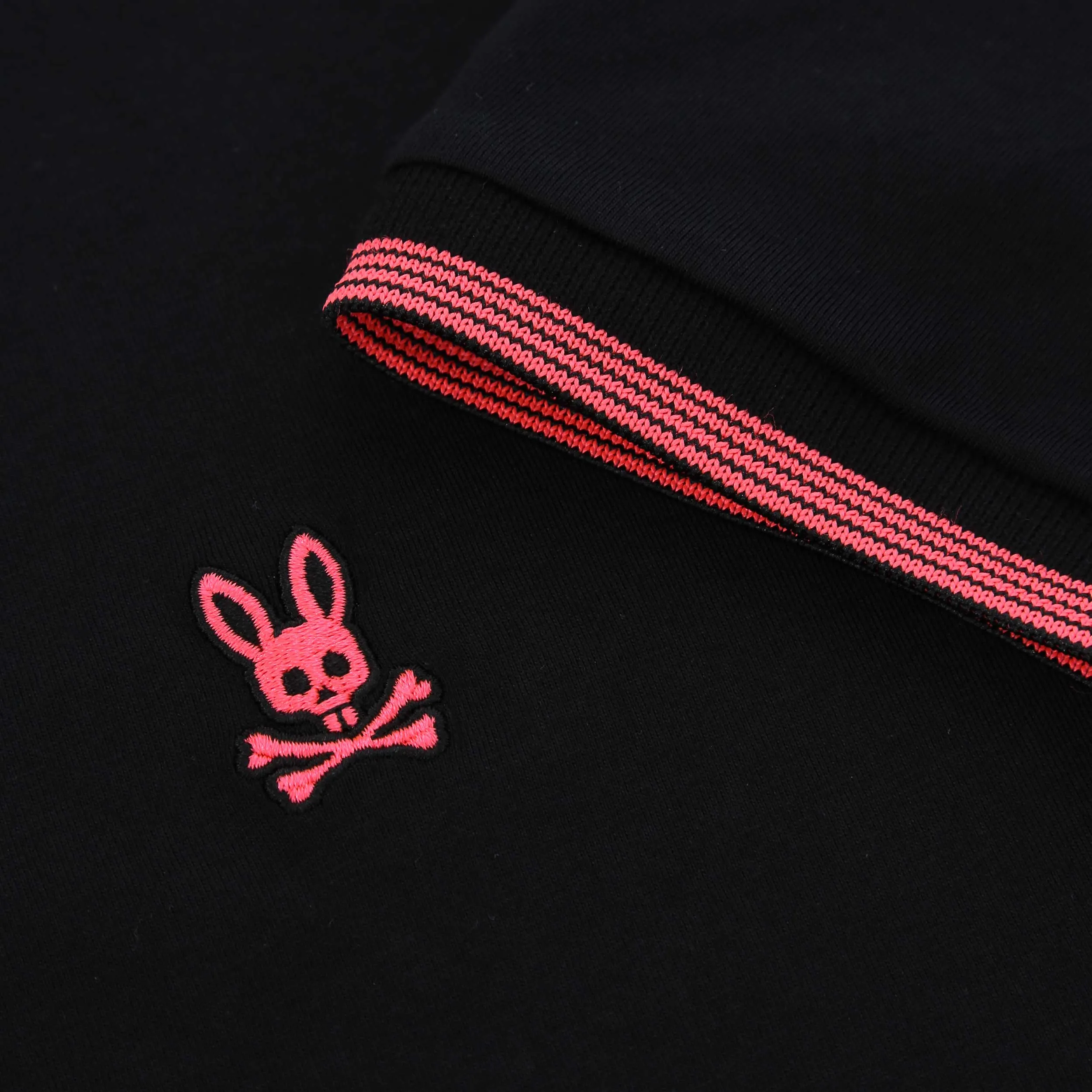 Psycho Bunny Queensbury Fashion T-Shirt in Black