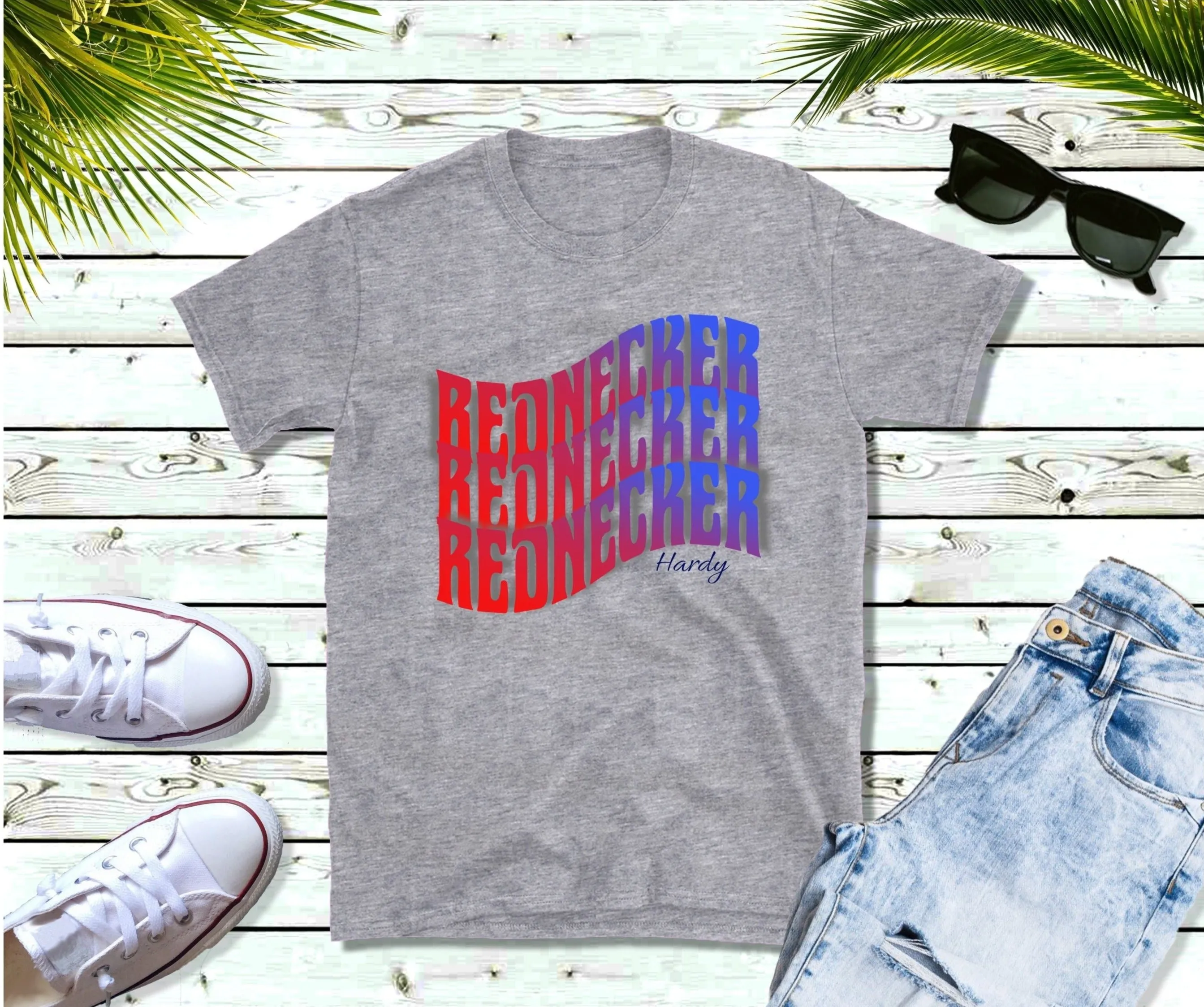 Rednecker inspired by Hardy T-Shirt, Country T-Shirt, Casual T-Shirt, Rednecker T-Shirt