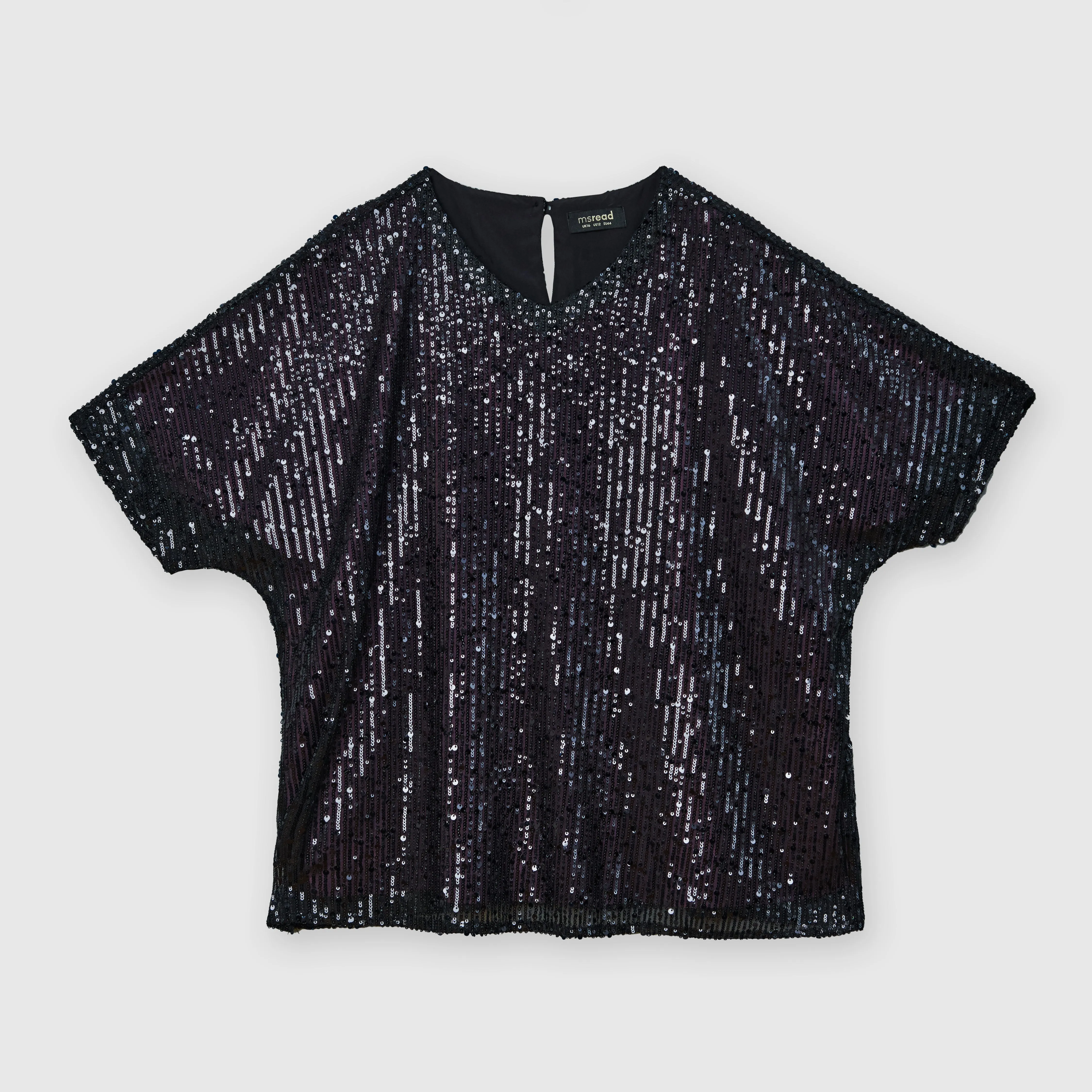 Sequins Batwing Top