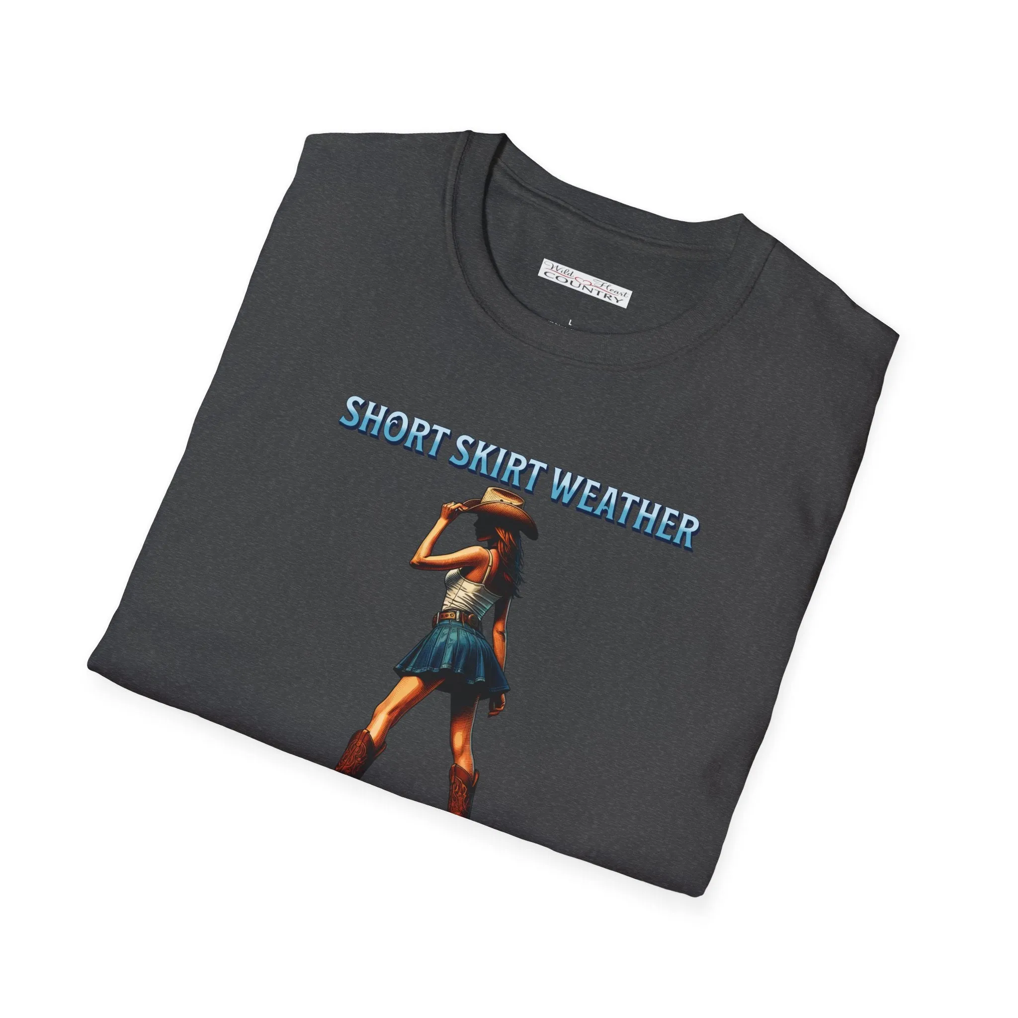 Short Skirt Weather T Shirt, Country Shirt, Tour Shirt, Festival Tee, Western T-shirt, Music Shirt, Concert T Shirt,