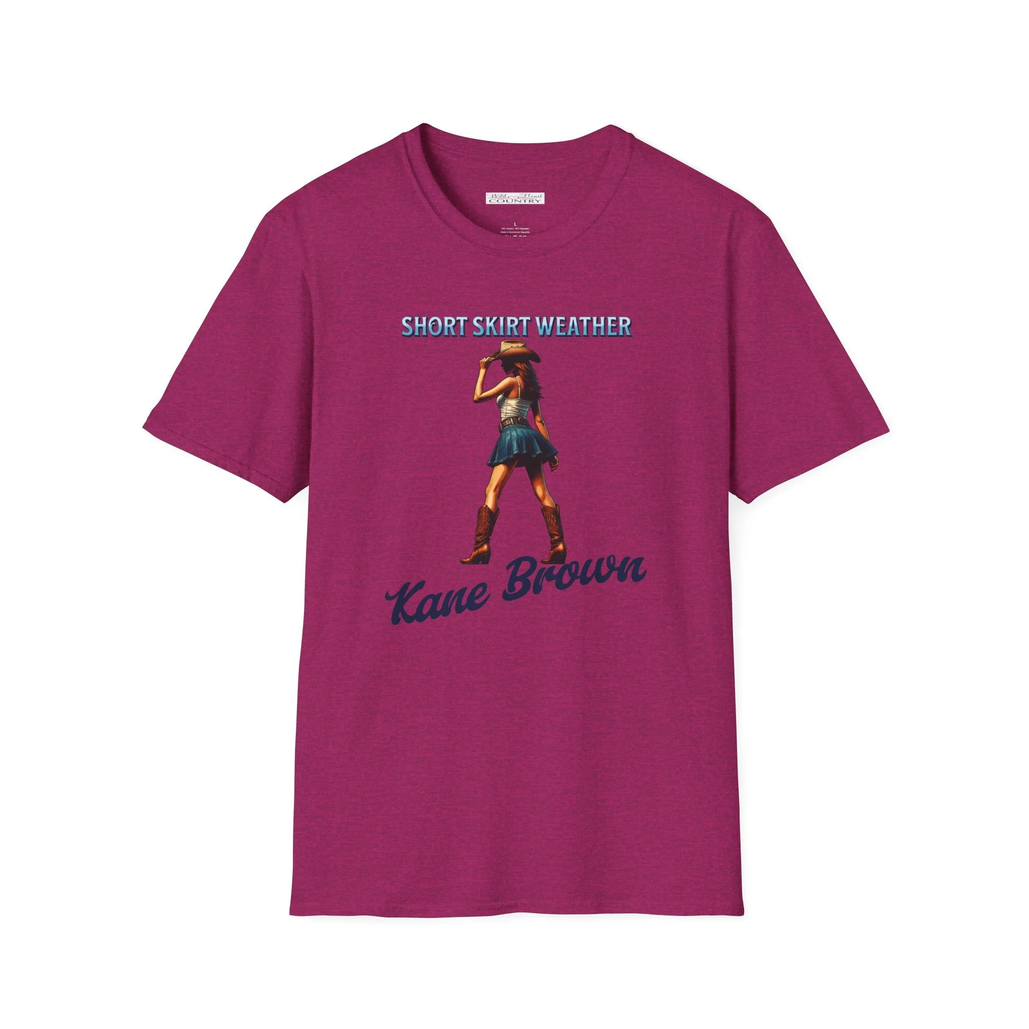 Short Skirt Weather T Shirt, Country Shirt, Tour Shirt, Festival Tee, Western T-shirt, Music Shirt, Concert T Shirt,