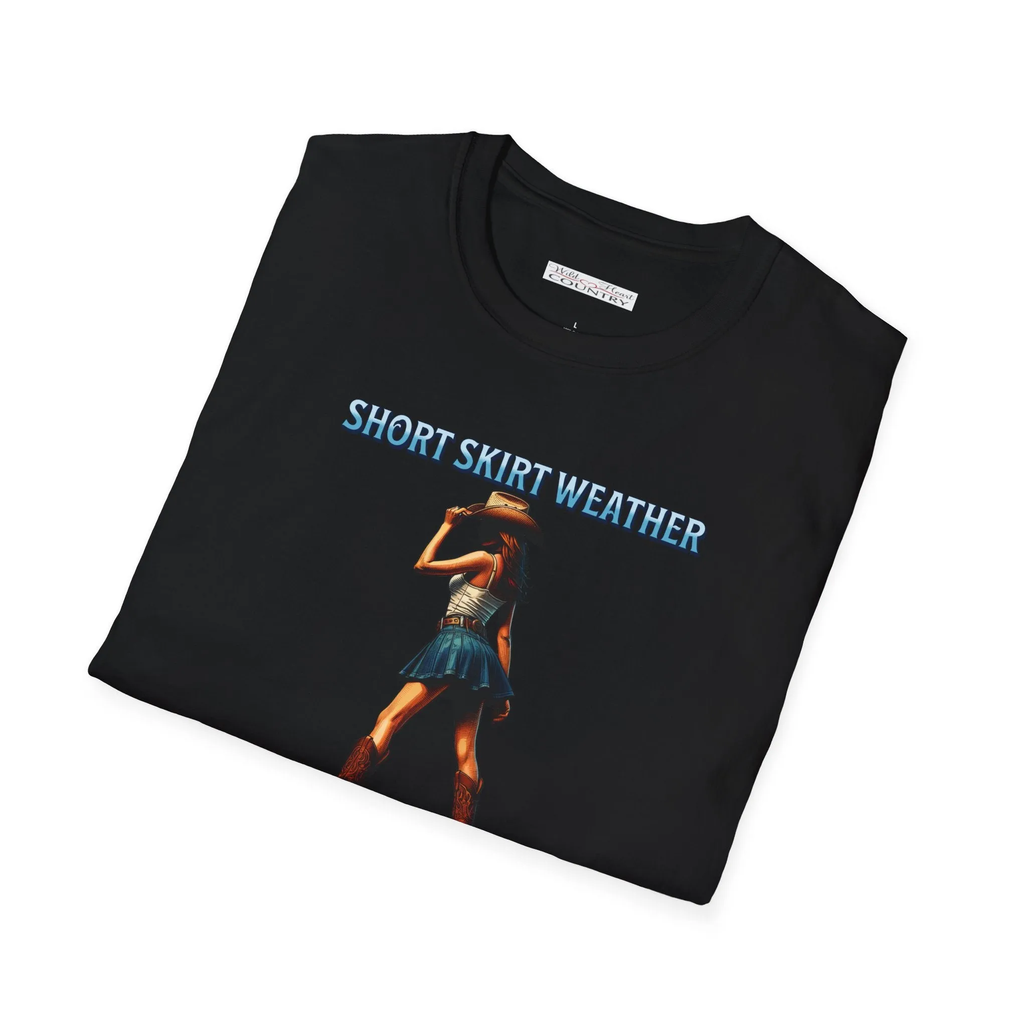 Short Skirt Weather T Shirt, Country Shirt, Tour Shirt, Festival Tee, Western T-shirt, Music Shirt, Concert T Shirt,