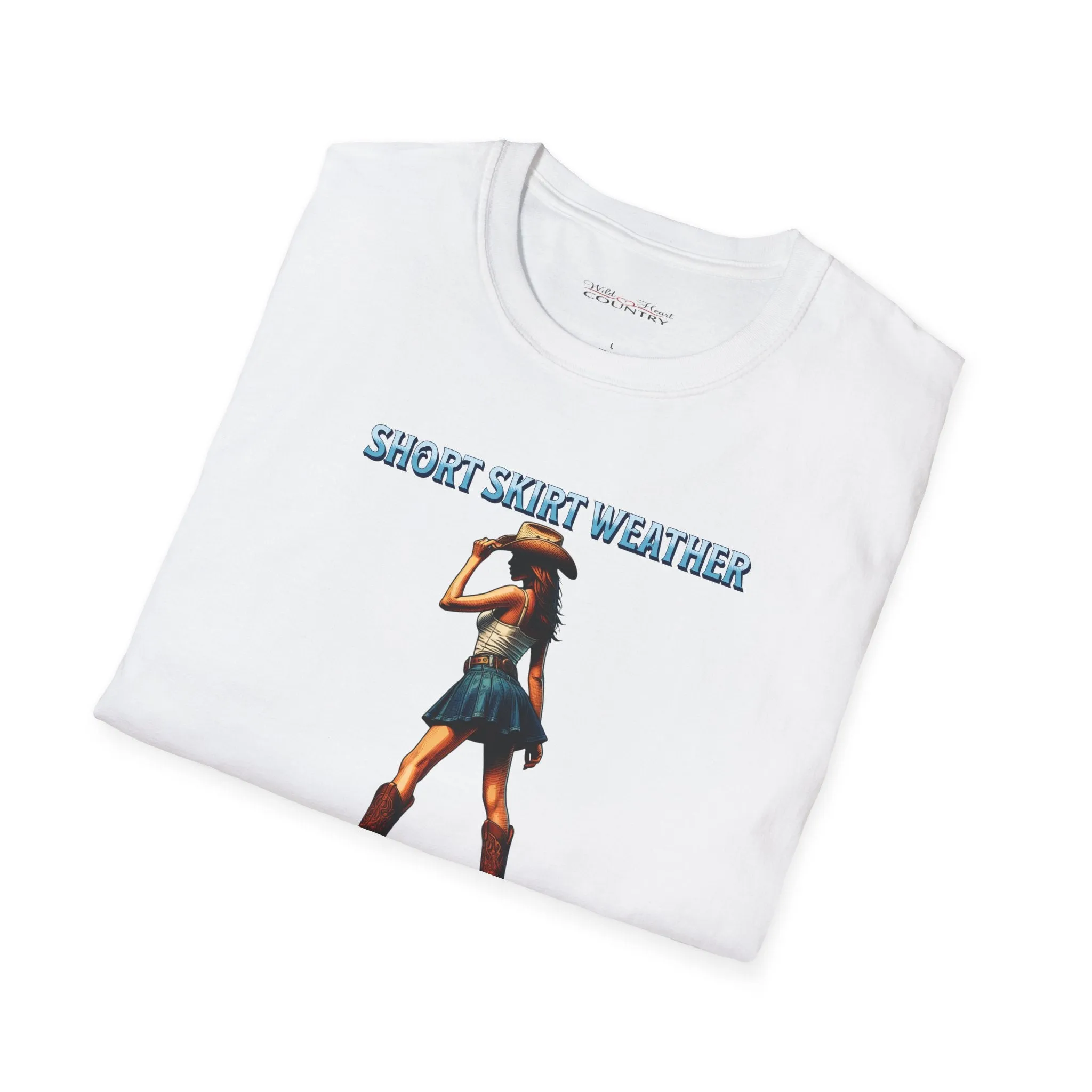 Short Skirt Weather T Shirt, Country Shirt, Tour Shirt, Festival Tee, Western T-shirt, Music Shirt, Concert T Shirt,