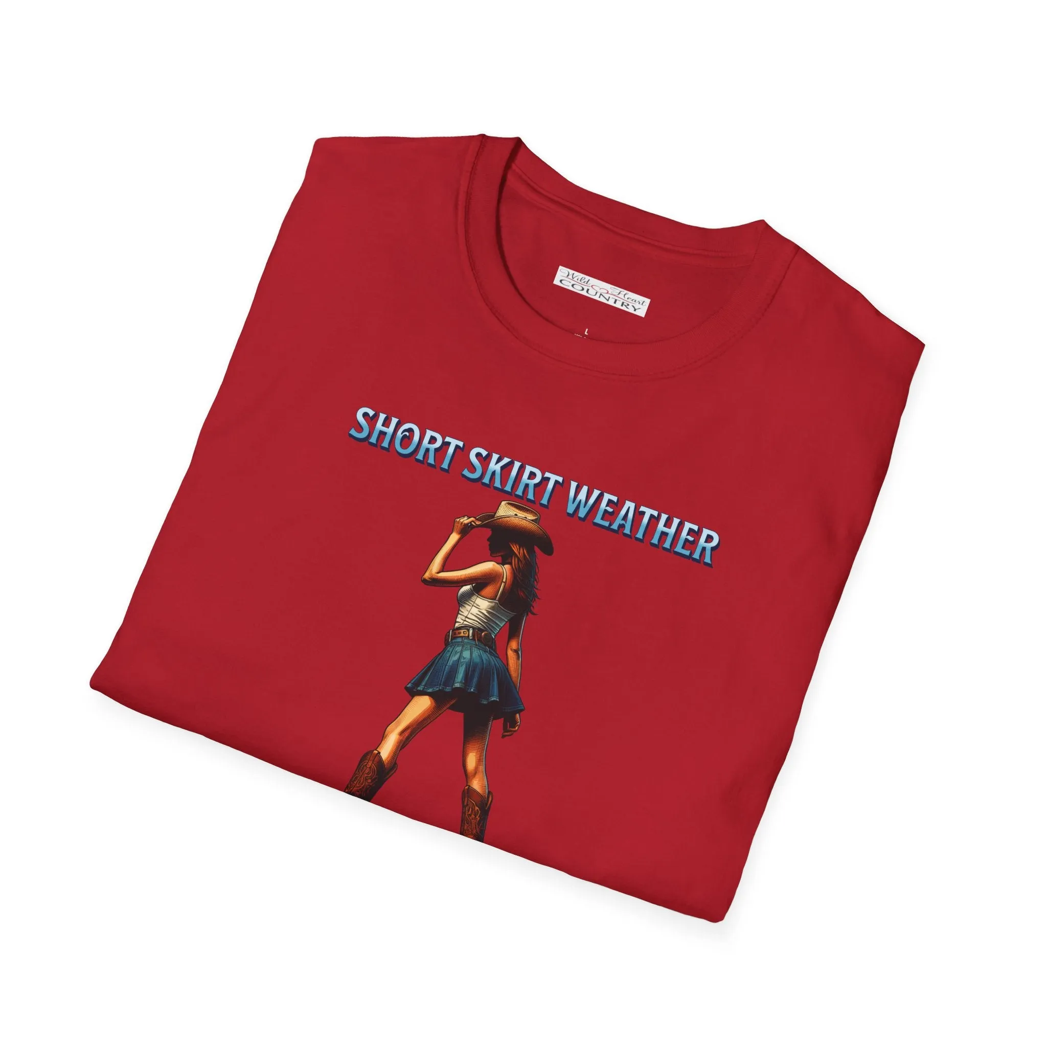Short Skirt Weather T Shirt, Country Shirt, Tour Shirt, Festival Tee, Western T-shirt, Music Shirt, Concert T Shirt,