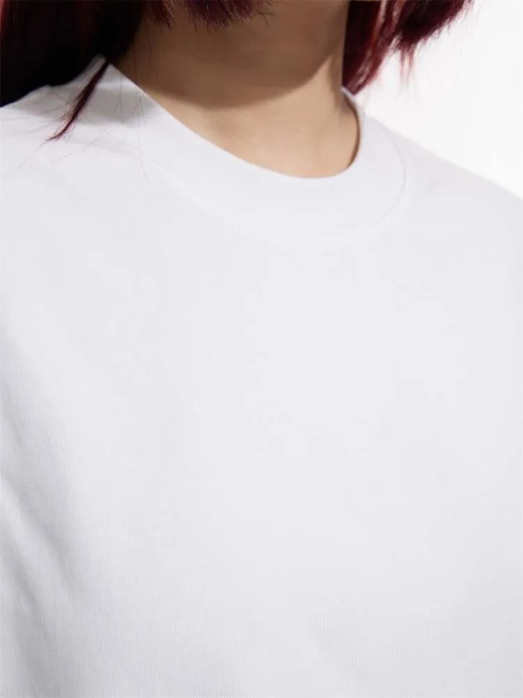 Solid Color Cotton Round Neck T-shirt【s0000006728】