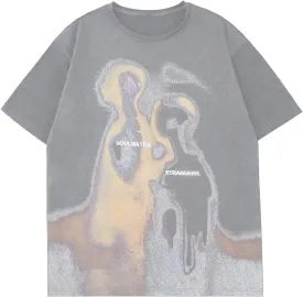 SOLY HUX Men's Oversized Graphic Tees Crew Neck Short Sleeve Vintage Streetwear T Shirt Tops