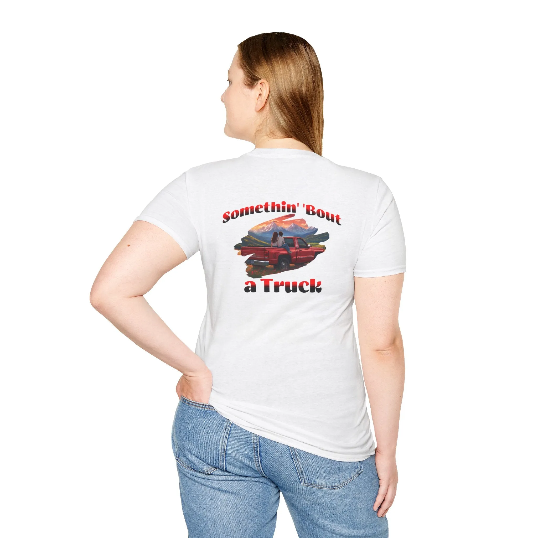 Somethin' 'Bout a Truck song inspired T-Shirt, Country T-Shirt, Cowboy T-Shirt, Casual T-Shirt, Tour T-Shirt, Festival Tee