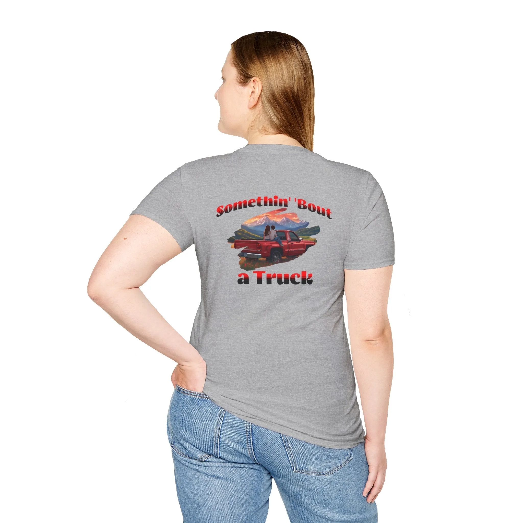 Somethin' 'Bout a Truck song inspired T-Shirt, Country T-Shirt, Cowboy T-Shirt, Casual T-Shirt, Tour T-Shirt, Festival Tee