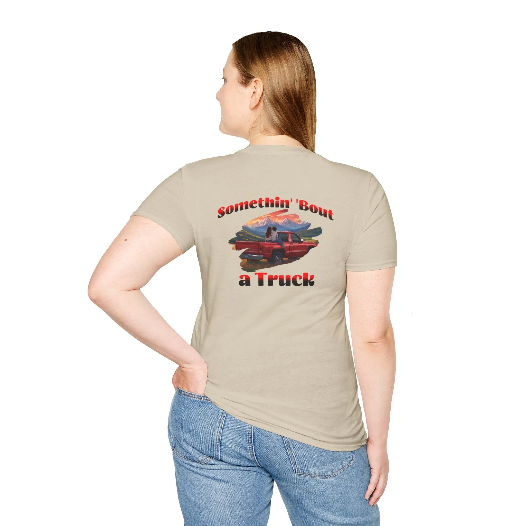 Somethin' 'Bout a Truck song inspired T-Shirt, Country T-Shirt, Cowboy T-Shirt, Casual T-Shirt, Tour T-Shirt, Festival Tee